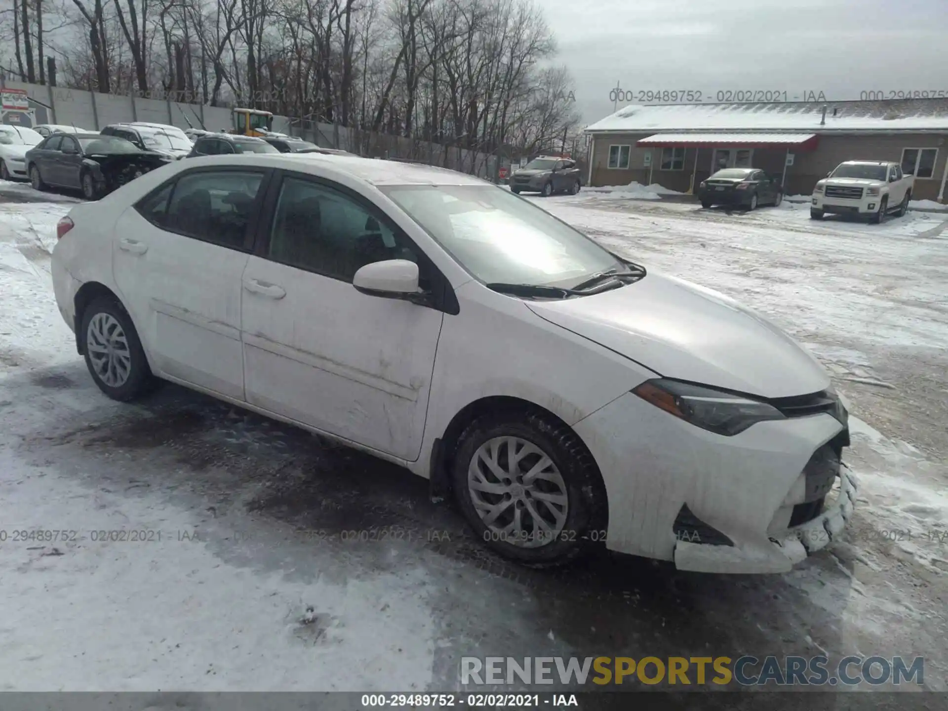 1 Photograph of a damaged car 2T1BURHE0KC168800 TOYOTA COROLLA 2019