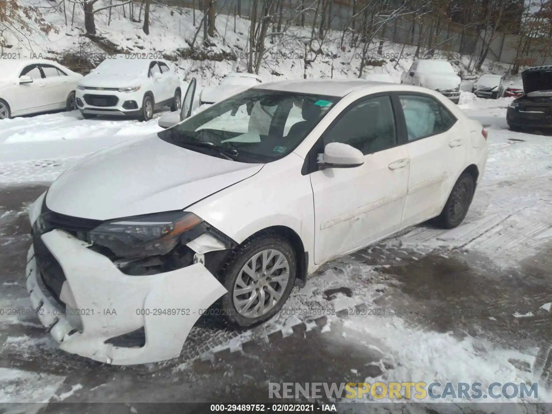 2 Photograph of a damaged car 2T1BURHE0KC168800 TOYOTA COROLLA 2019