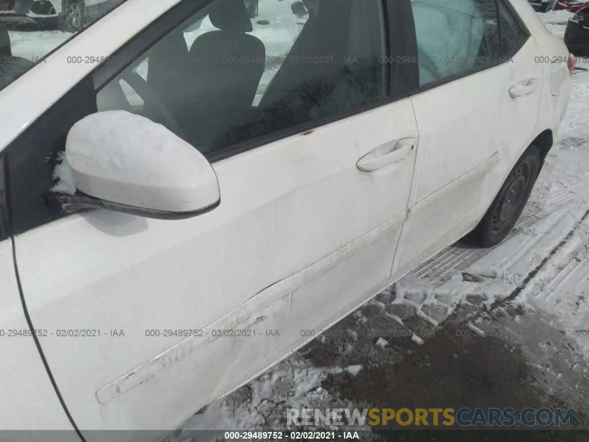 6 Photograph of a damaged car 2T1BURHE0KC168800 TOYOTA COROLLA 2019