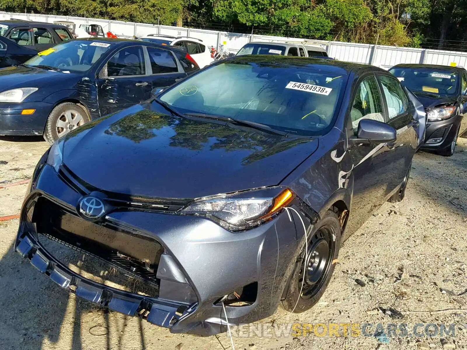 2 Photograph of a damaged car 2T1BURHE0KC169784 TOYOTA COROLLA 2019