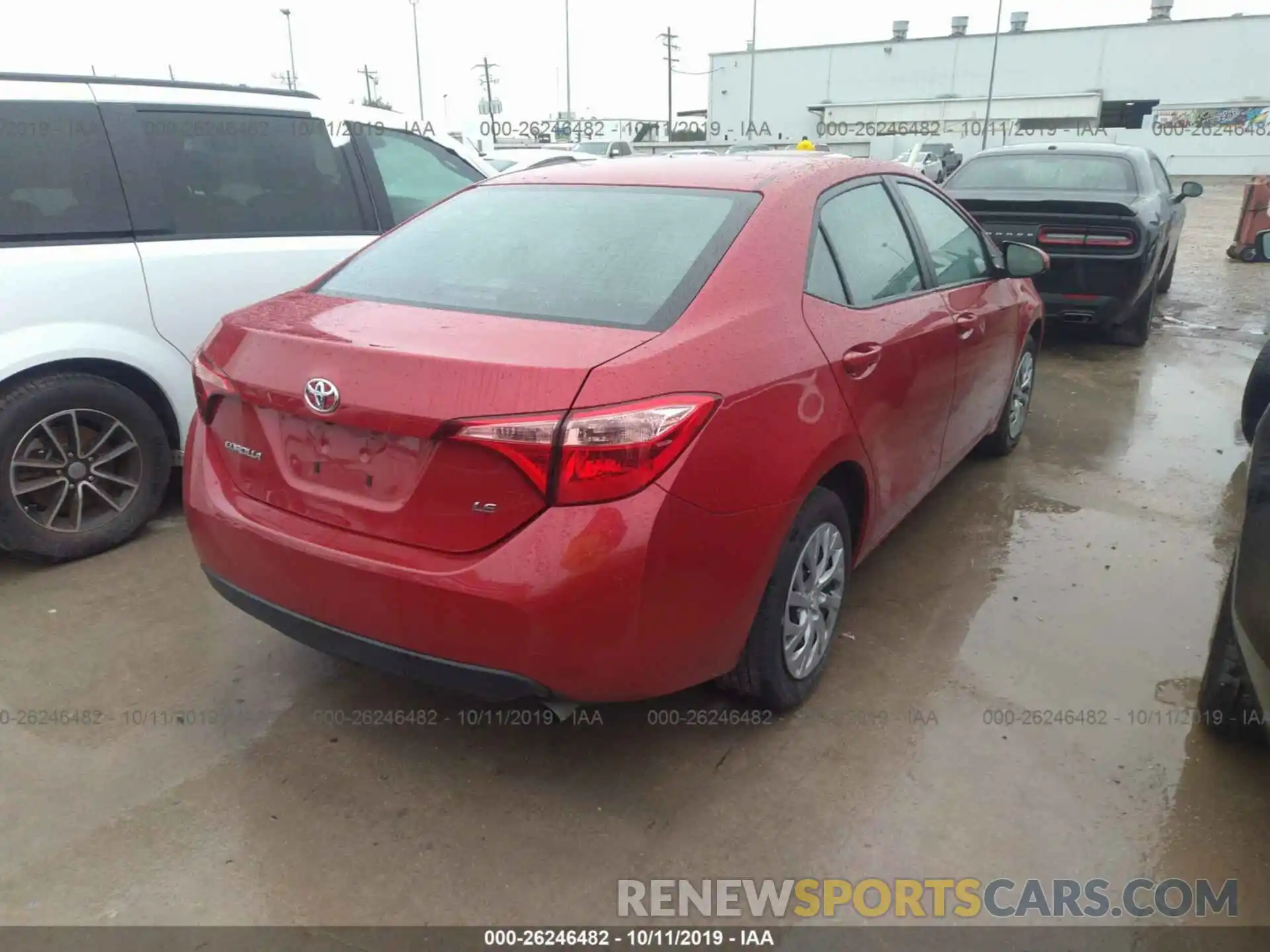 4 Photograph of a damaged car 2T1BURHE0KC170594 TOYOTA COROLLA 2019