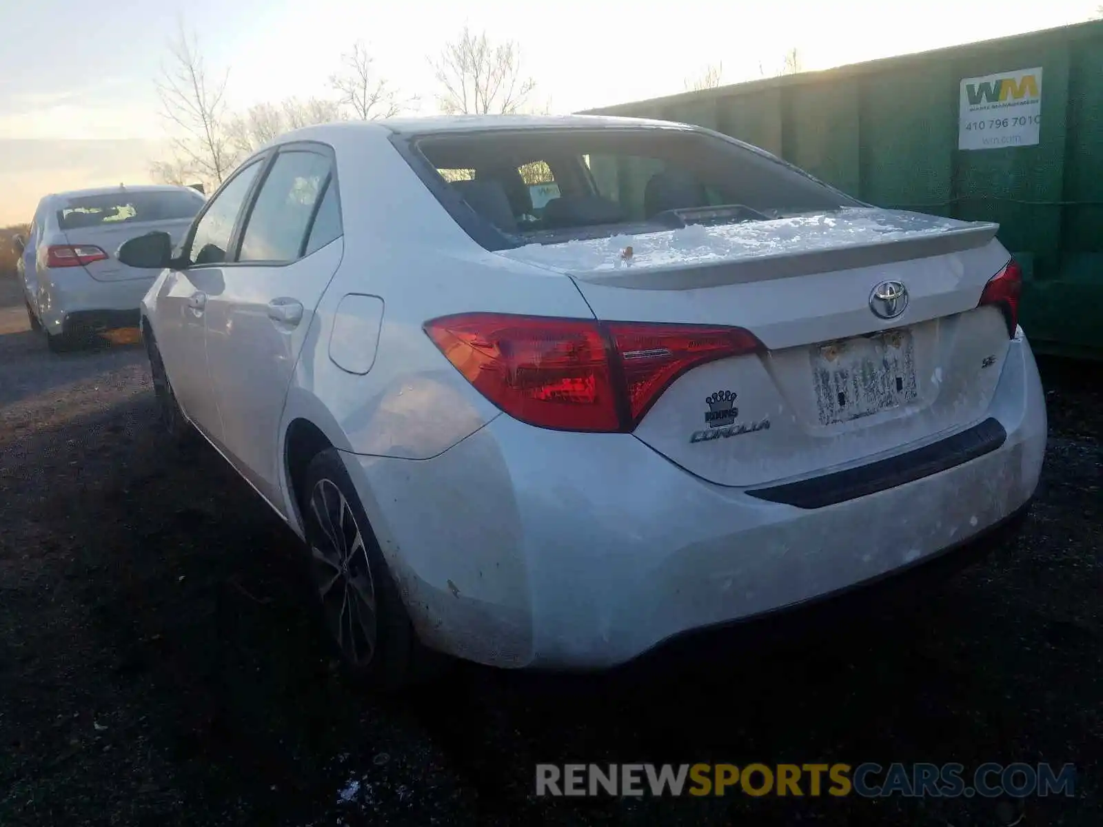 3 Photograph of a damaged car 2T1BURHE0KC171079 TOYOTA COROLLA 2019