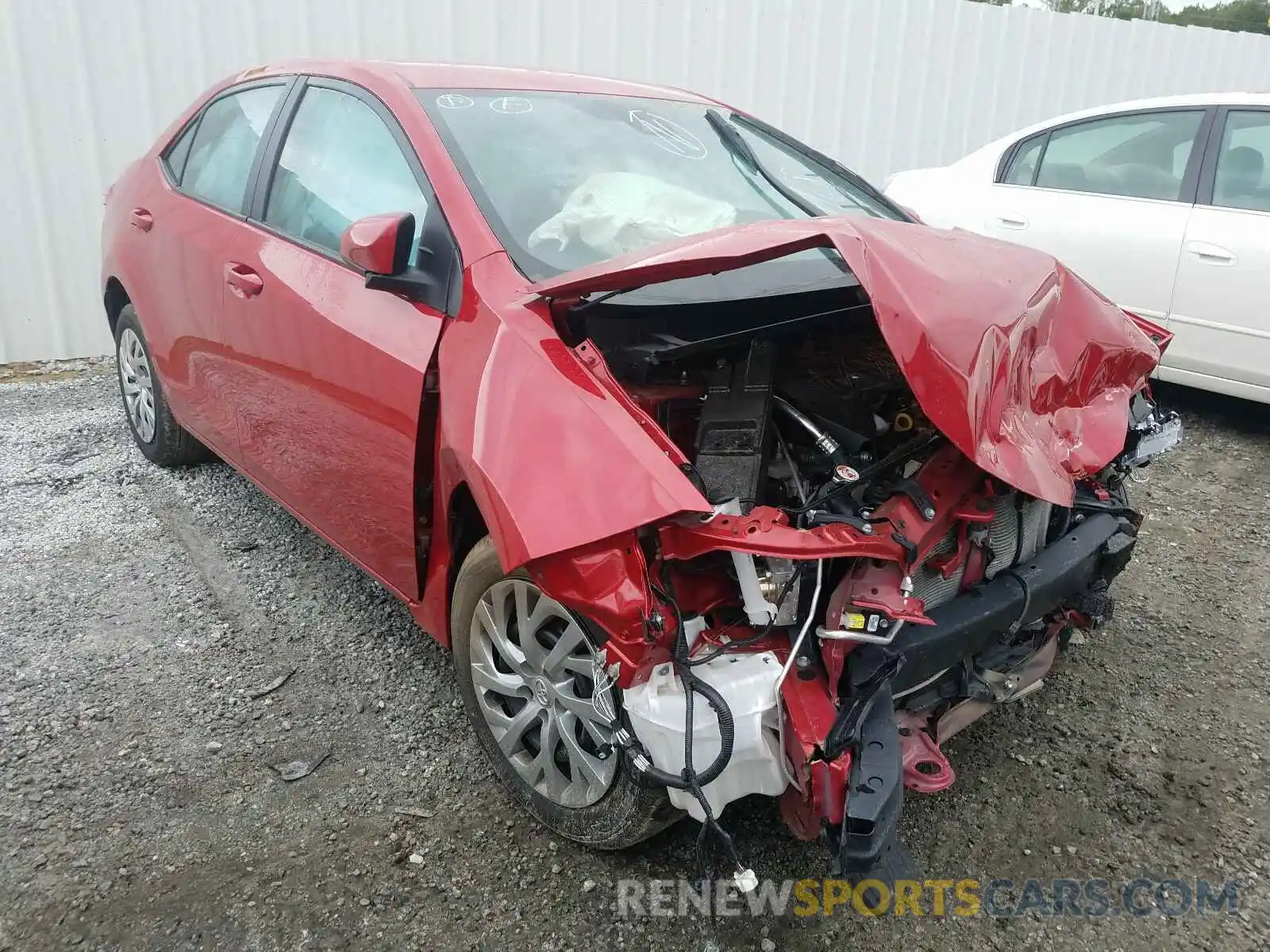 1 Photograph of a damaged car 2T1BURHE0KC171468 TOYOTA COROLLA 2019