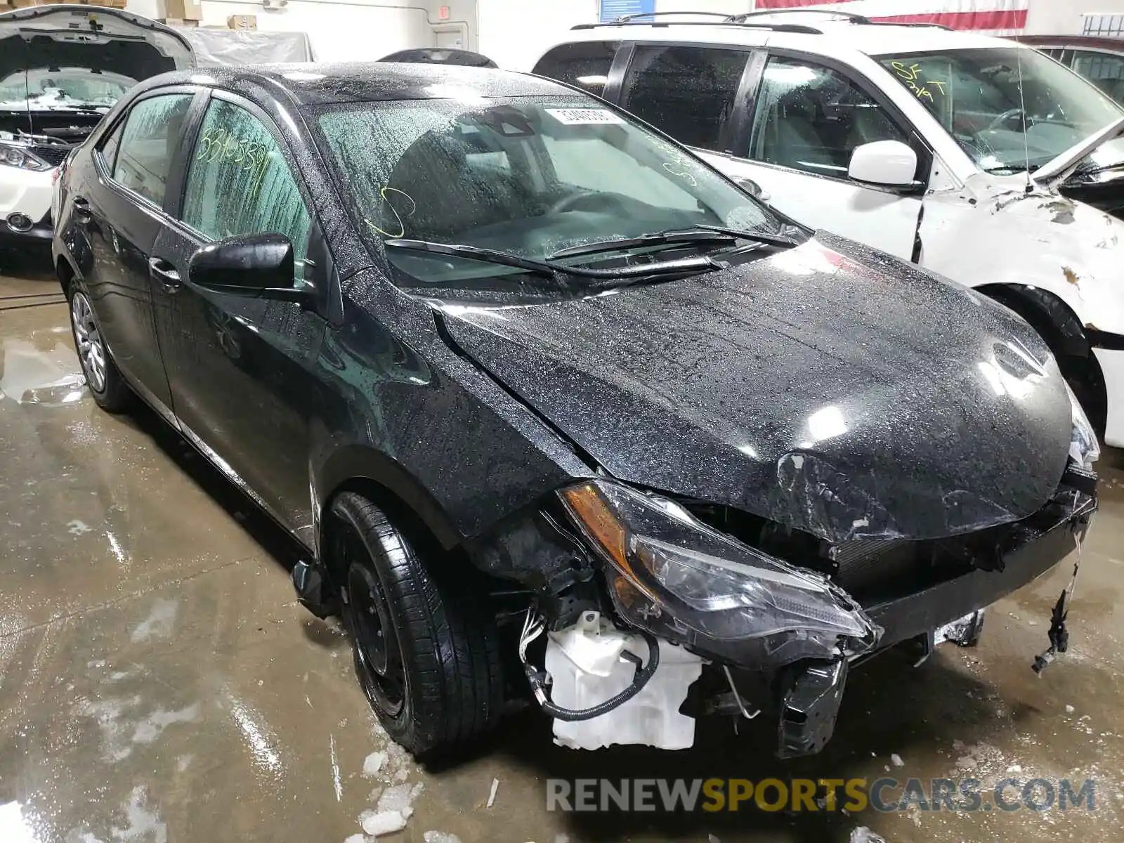 1 Photograph of a damaged car 2T1BURHE0KC171518 TOYOTA COROLLA 2019