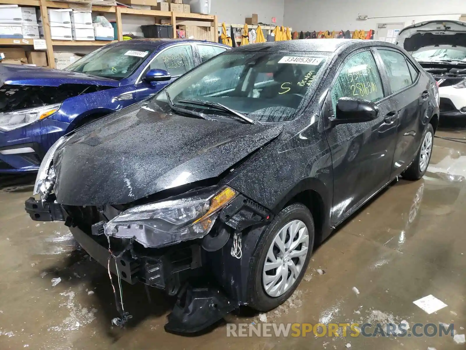 2 Photograph of a damaged car 2T1BURHE0KC171518 TOYOTA COROLLA 2019