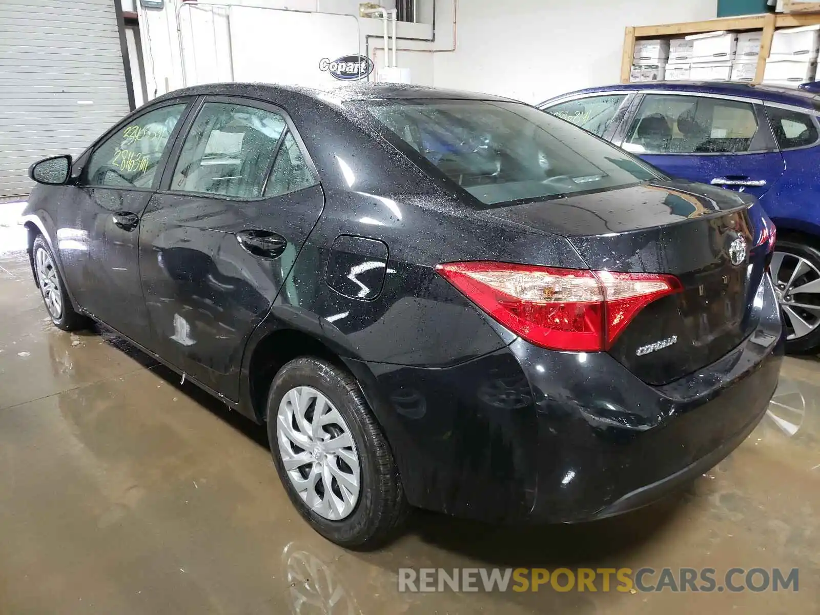 3 Photograph of a damaged car 2T1BURHE0KC171518 TOYOTA COROLLA 2019