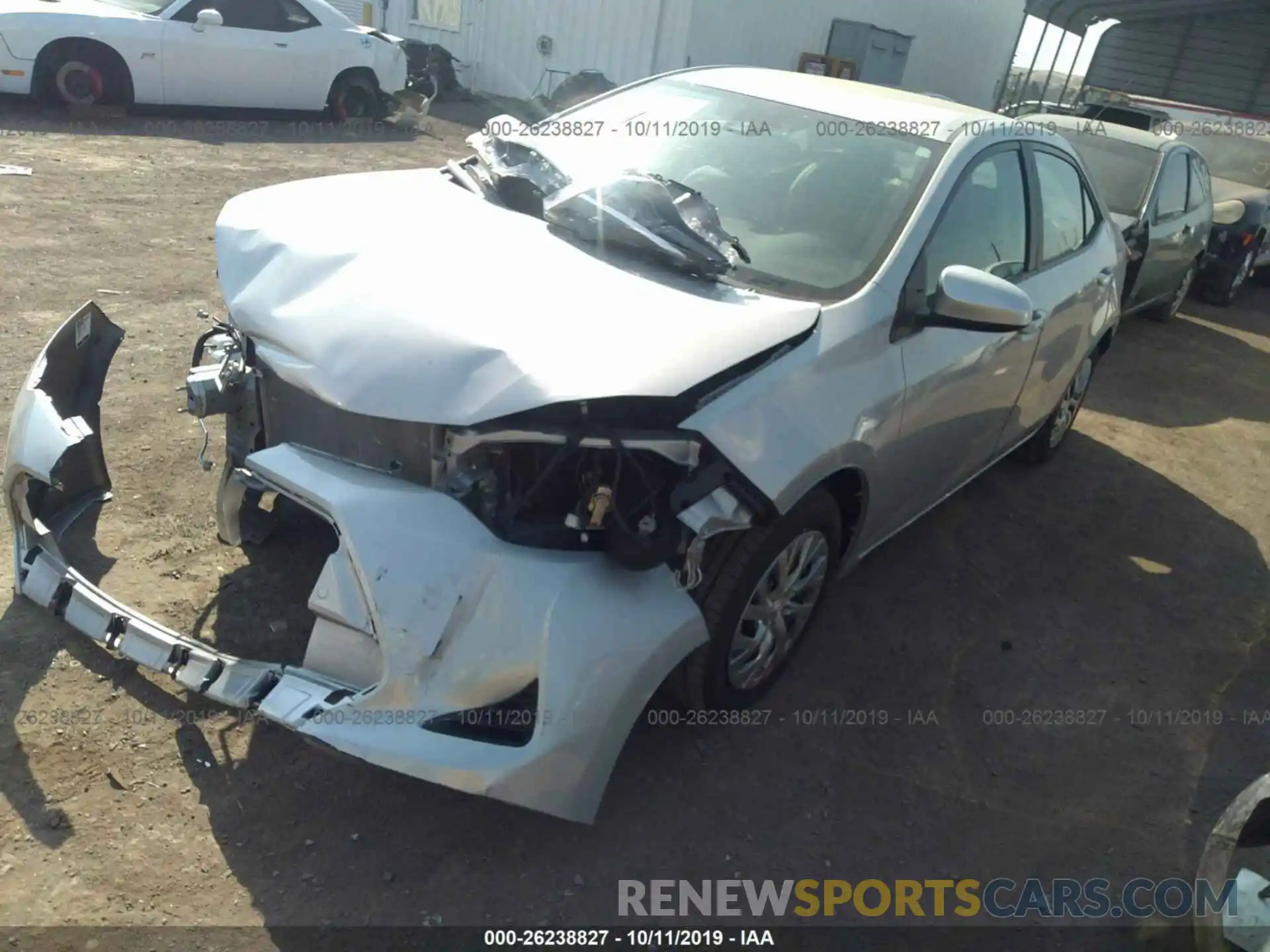 2 Photograph of a damaged car 2T1BURHE0KC171602 TOYOTA COROLLA 2019