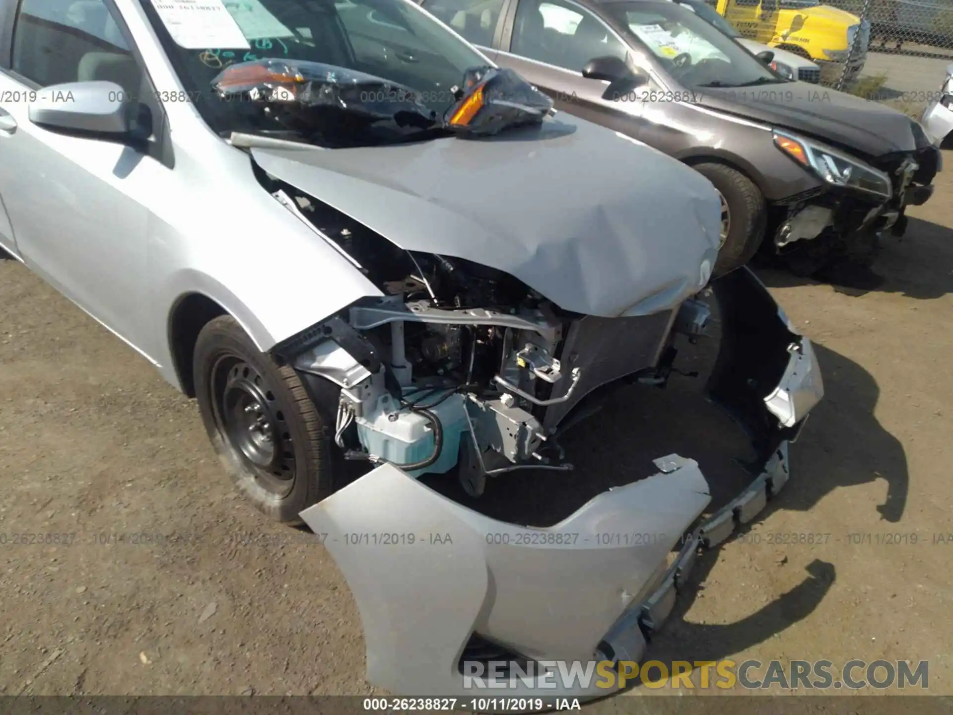 6 Photograph of a damaged car 2T1BURHE0KC171602 TOYOTA COROLLA 2019