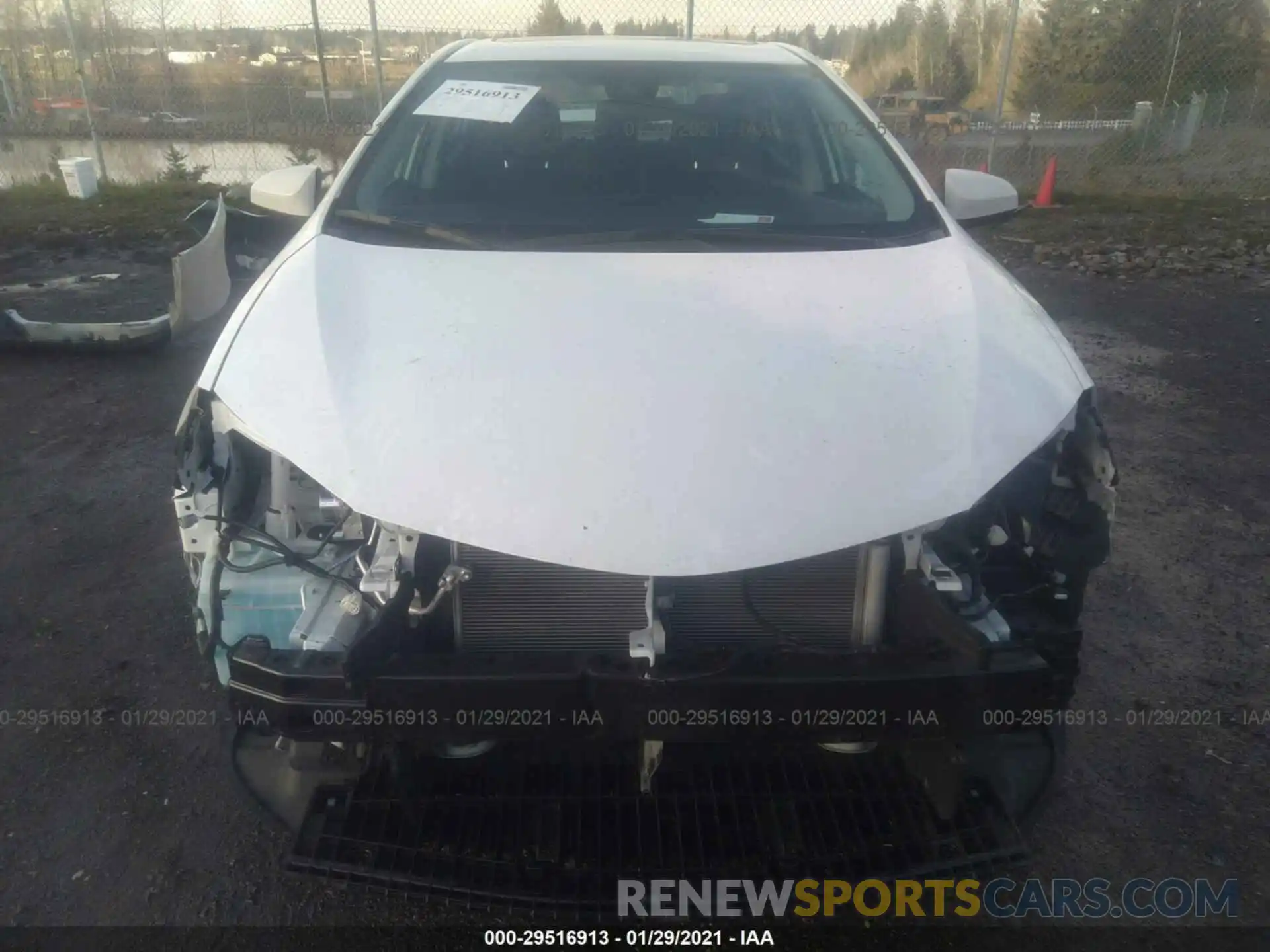 6 Photograph of a damaged car 2T1BURHE0KC172636 TOYOTA COROLLA 2019