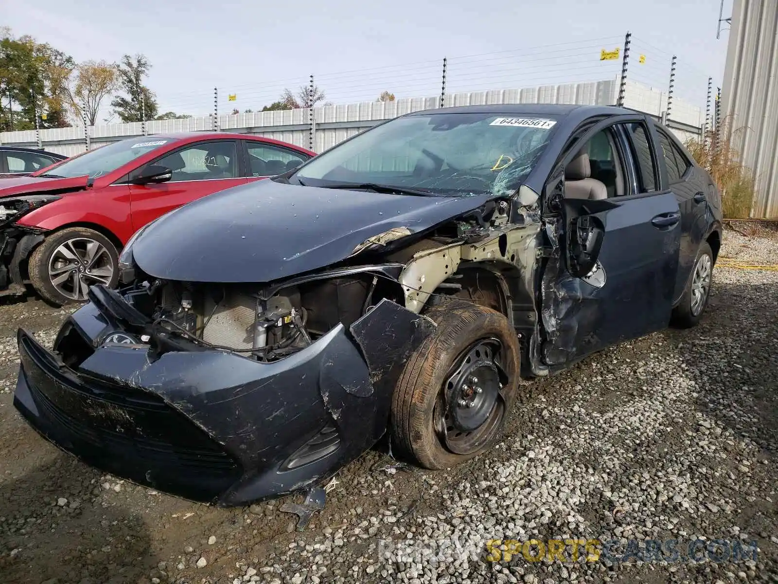 2 Photograph of a damaged car 2T1BURHE0KC172779 TOYOTA COROLLA 2019