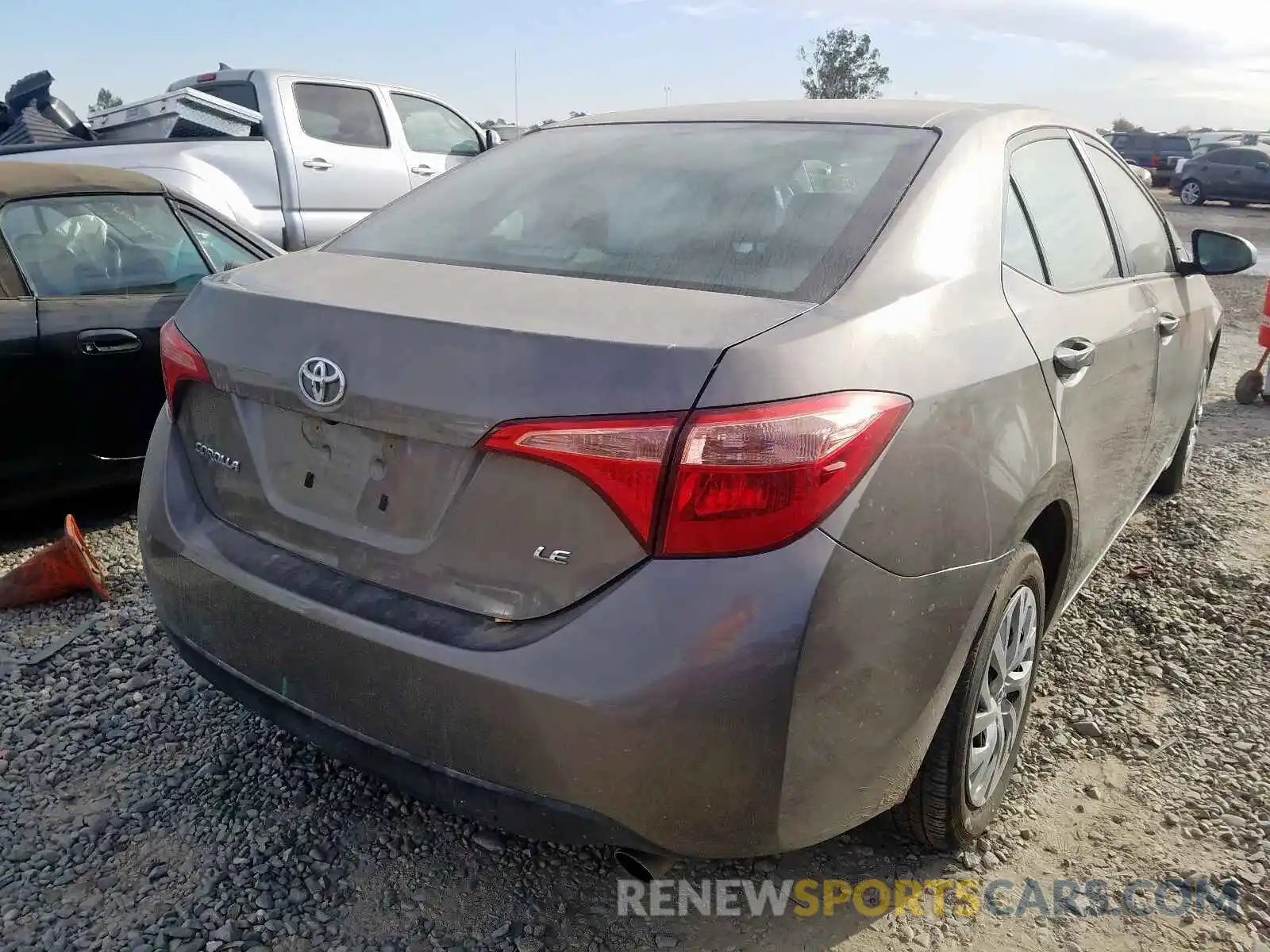 4 Photograph of a damaged car 2T1BURHE0KC173057 TOYOTA COROLLA 2019