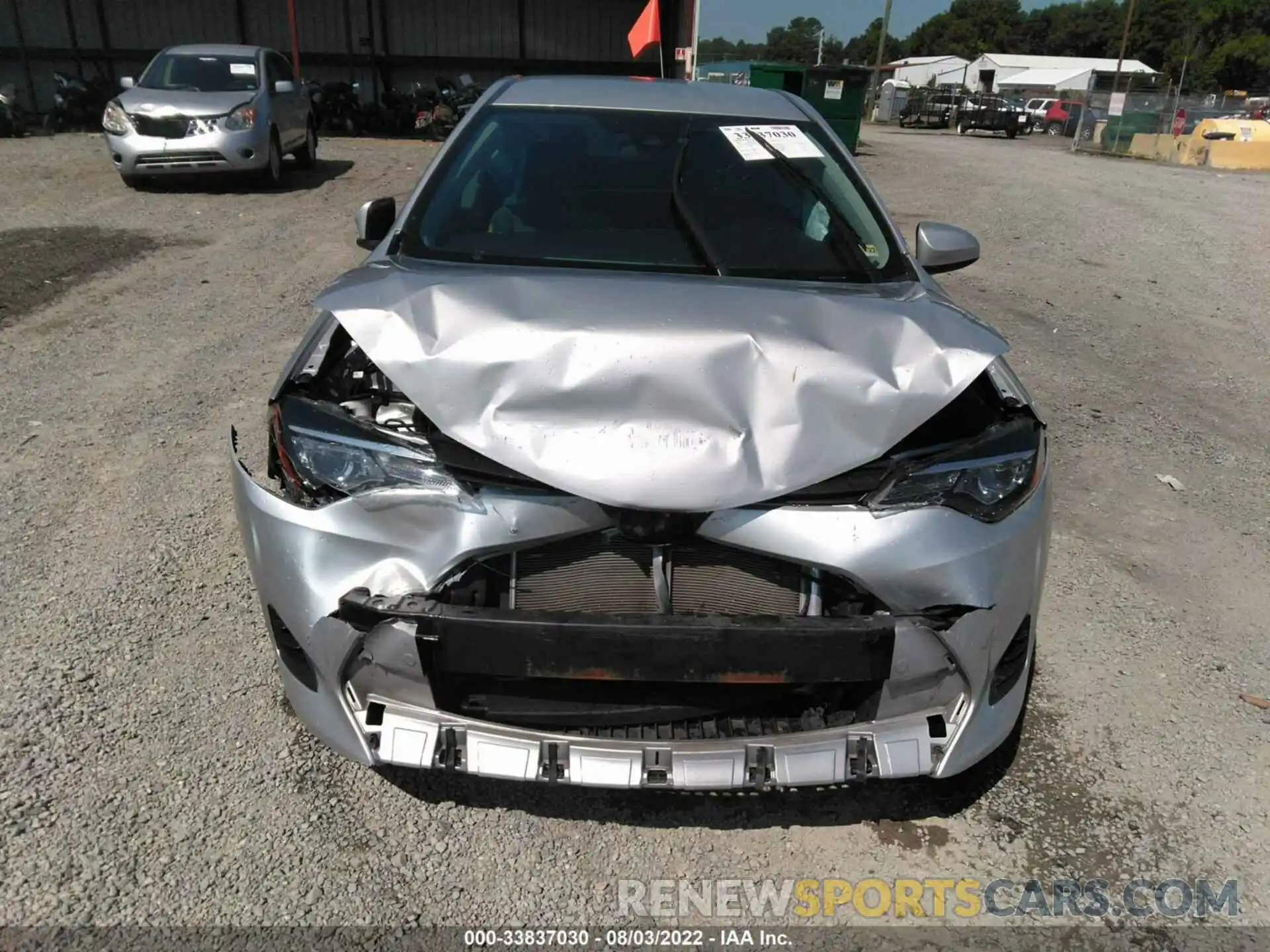 6 Photograph of a damaged car 2T1BURHE0KC173317 TOYOTA COROLLA 2019