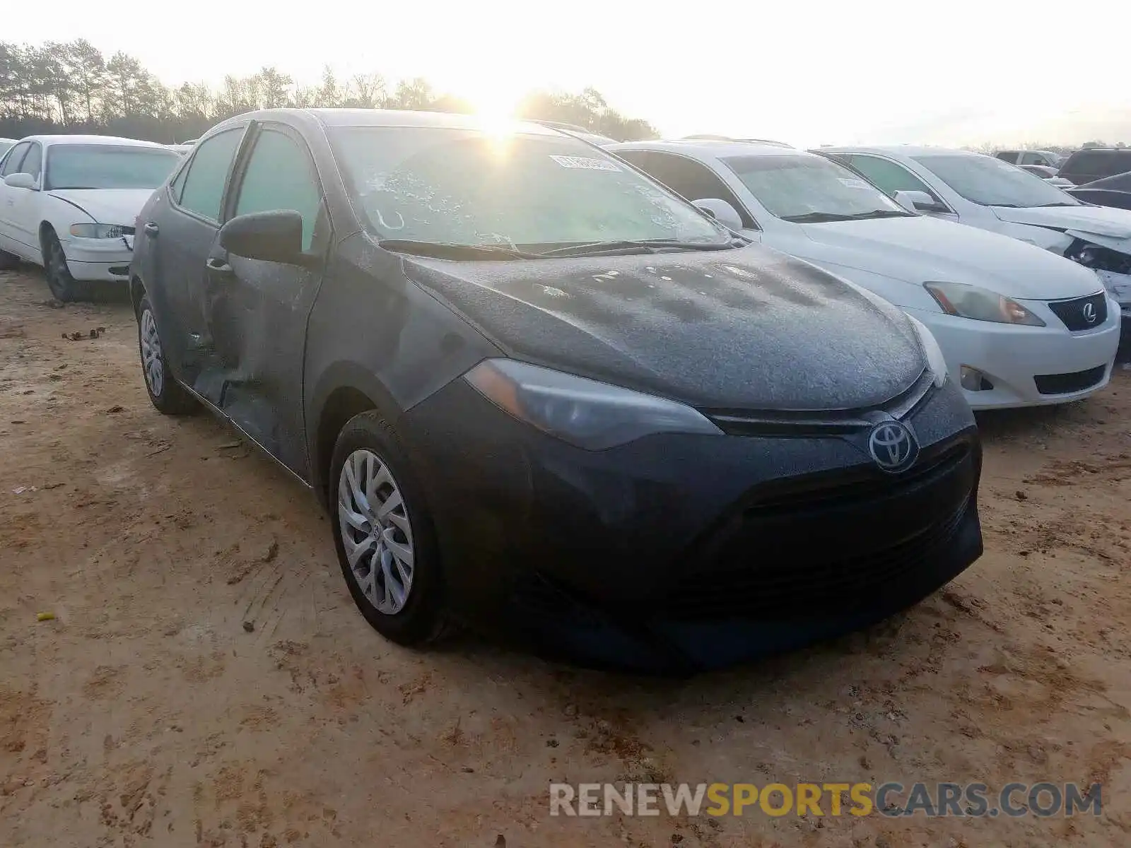 1 Photograph of a damaged car 2T1BURHE0KC173527 TOYOTA COROLLA 2019