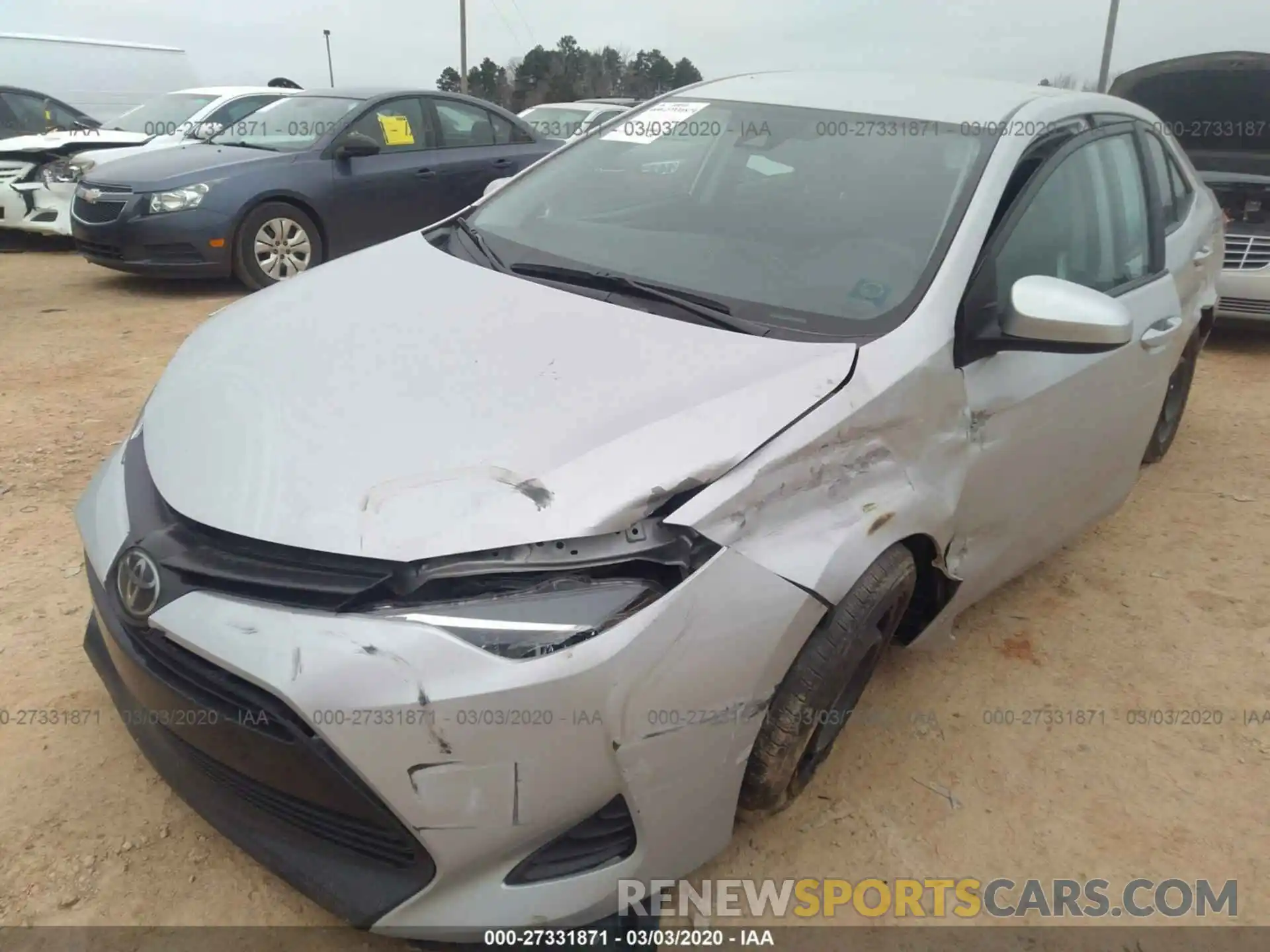 6 Photograph of a damaged car 2T1BURHE0KC173558 TOYOTA COROLLA 2019
