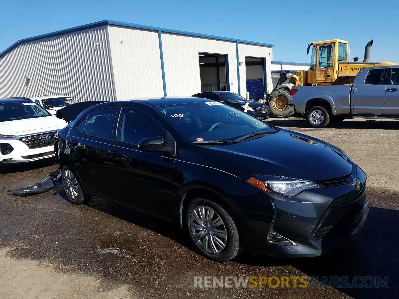 1 Photograph of a damaged car 2T1BURHE0KC173589 TOYOTA COROLLA 2019