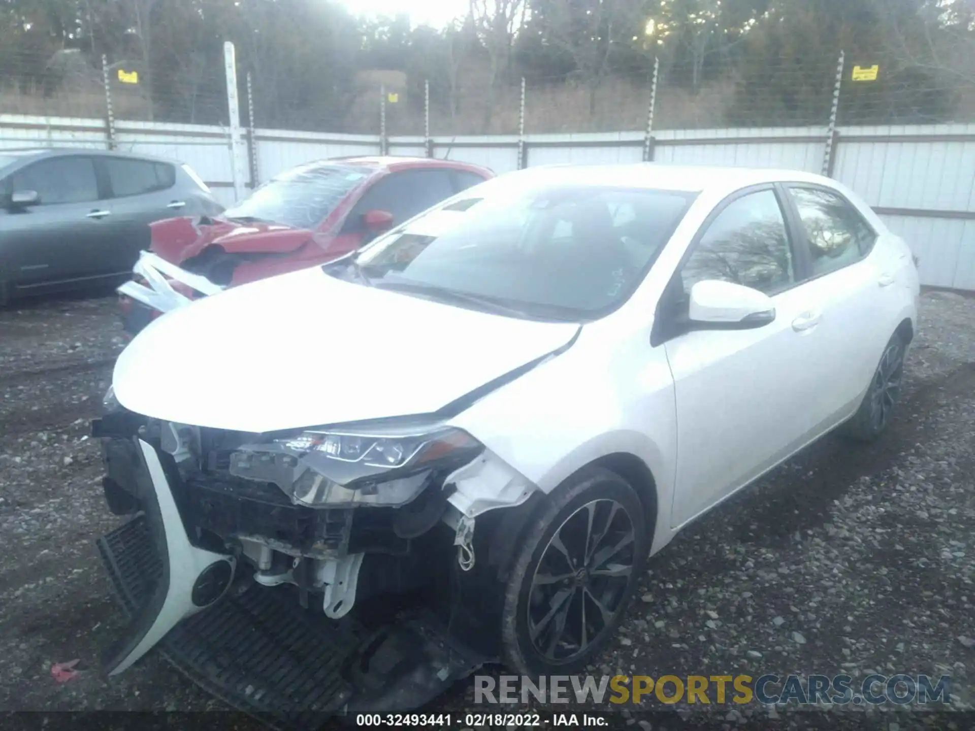 2 Photograph of a damaged car 2T1BURHE0KC173768 TOYOTA COROLLA 2019