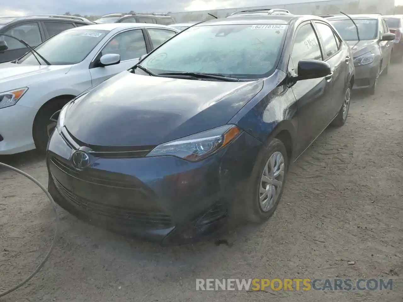 2 Photograph of a damaged car 2T1BURHE0KC174256 TOYOTA COROLLA 2019