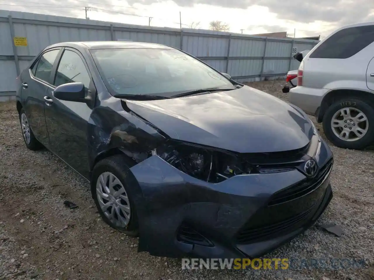 1 Photograph of a damaged car 2T1BURHE0KC174502 TOYOTA COROLLA 2019