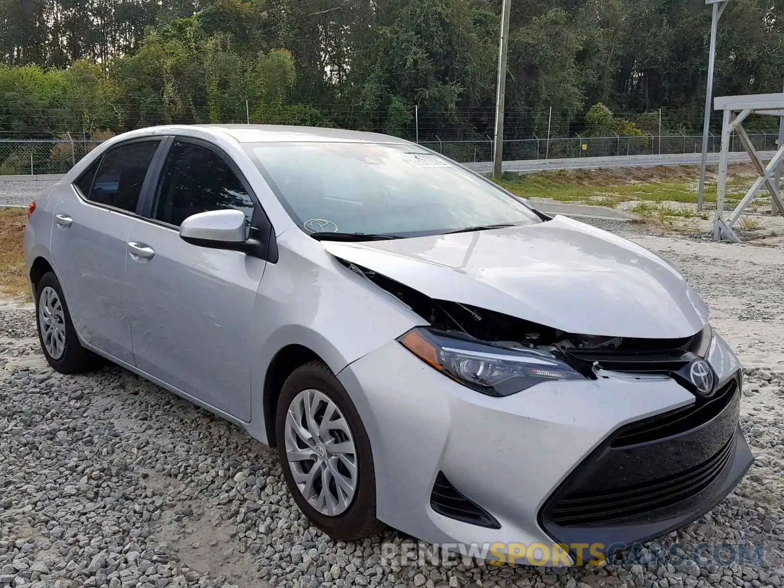 1 Photograph of a damaged car 2T1BURHE0KC174788 TOYOTA COROLLA 2019