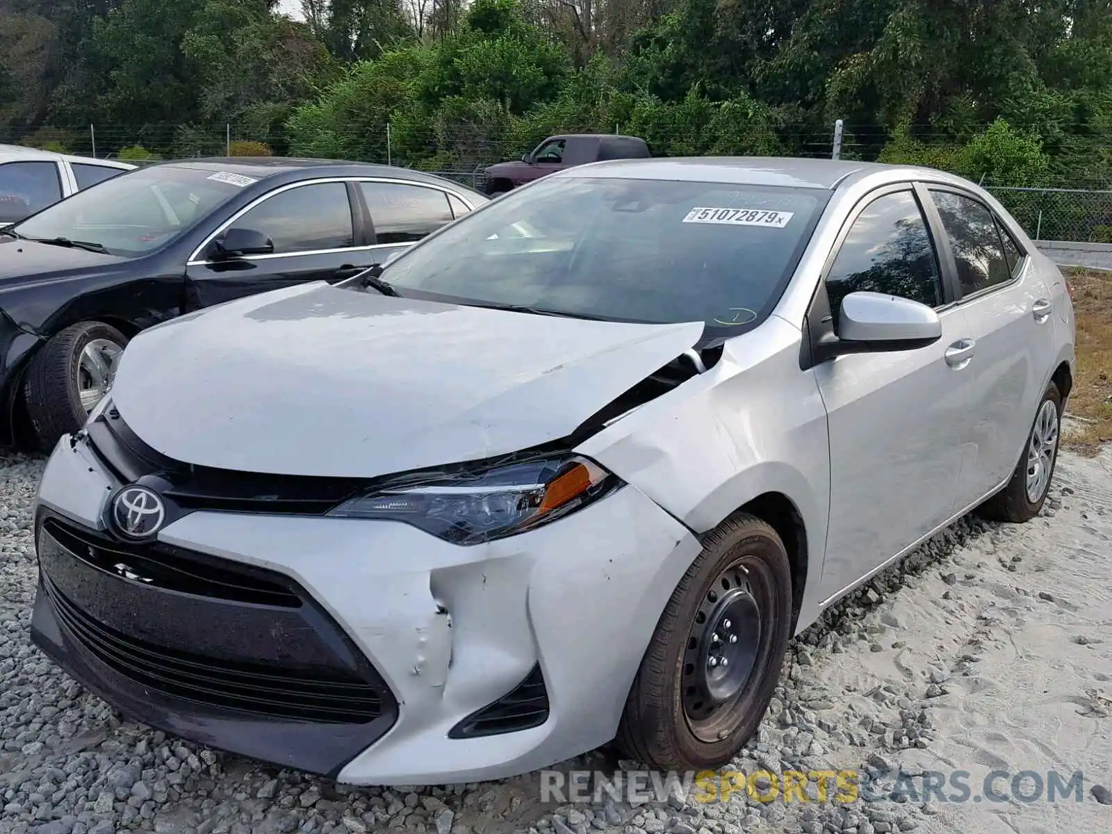 2 Photograph of a damaged car 2T1BURHE0KC174788 TOYOTA COROLLA 2019