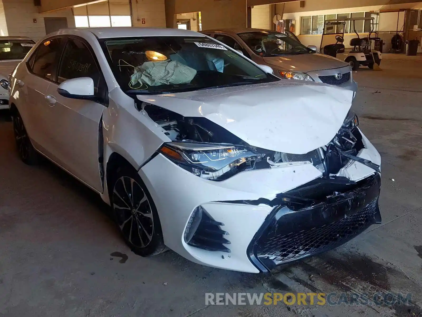 1 Photograph of a damaged car 2T1BURHE0KC174824 TOYOTA COROLLA 2019