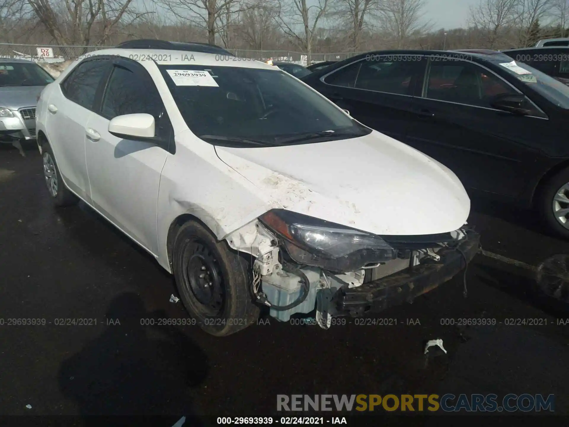 1 Photograph of a damaged car 2T1BURHE0KC175231 TOYOTA COROLLA 2019