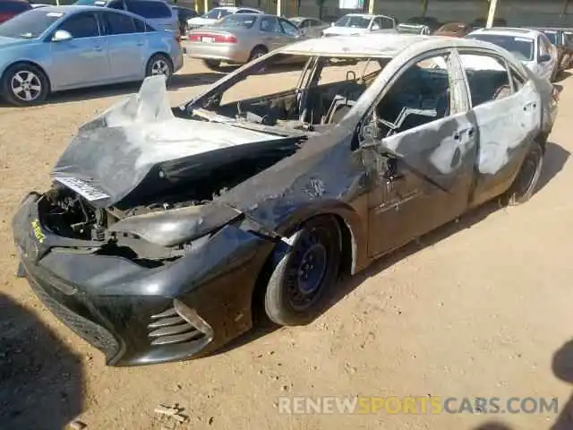 2 Photograph of a damaged car 2T1BURHE0KC175603 TOYOTA COROLLA 2019