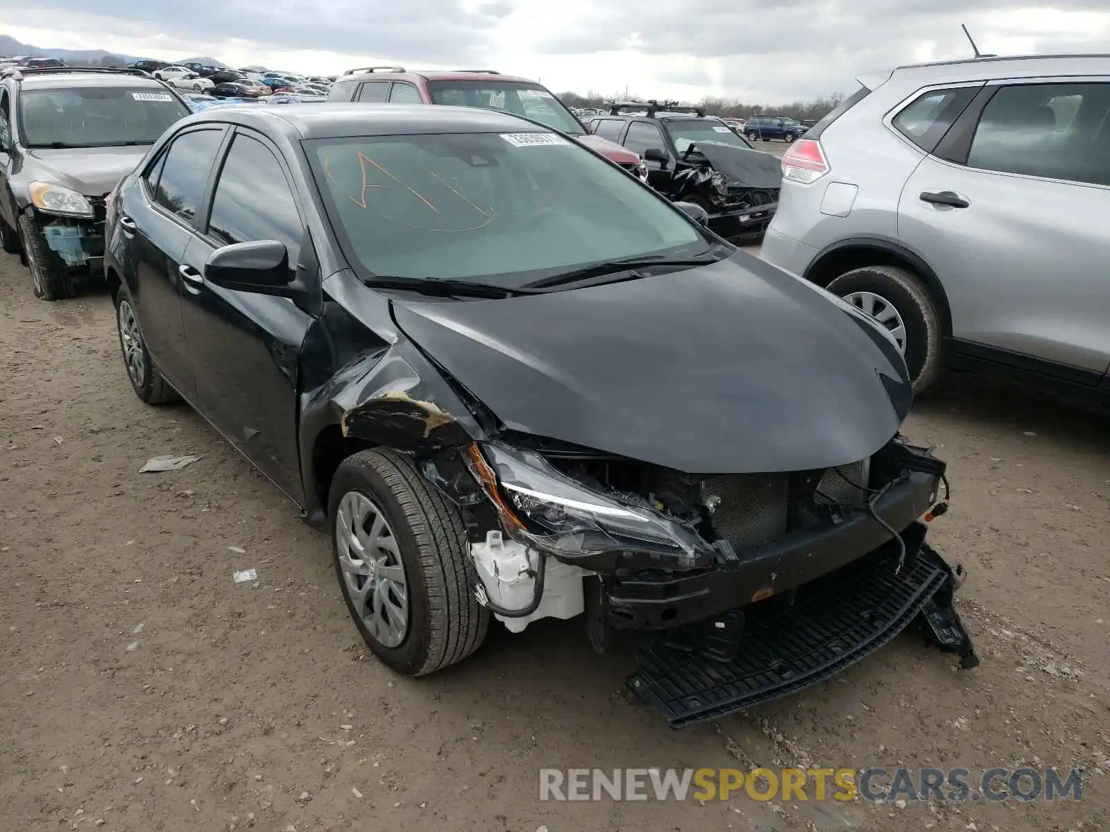 1 Photograph of a damaged car 2T1BURHE0KC175701 TOYOTA COROLLA 2019