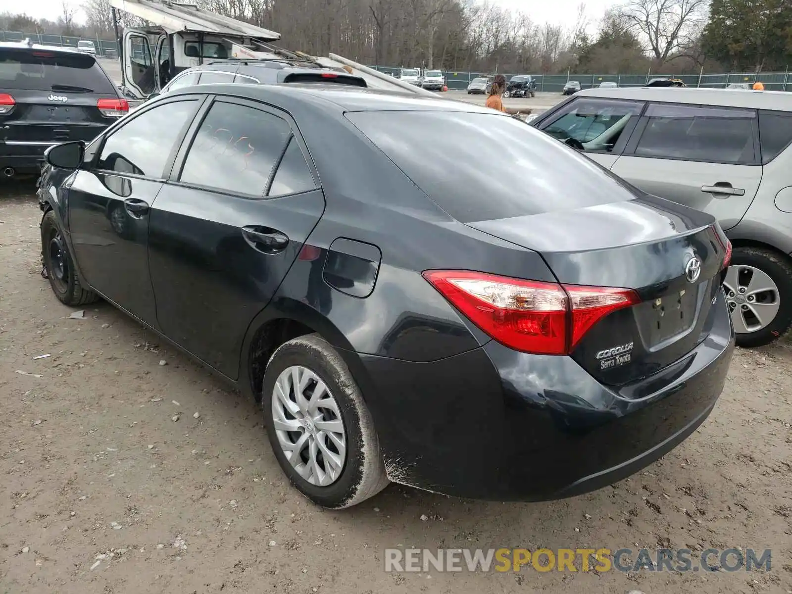 3 Photograph of a damaged car 2T1BURHE0KC175701 TOYOTA COROLLA 2019