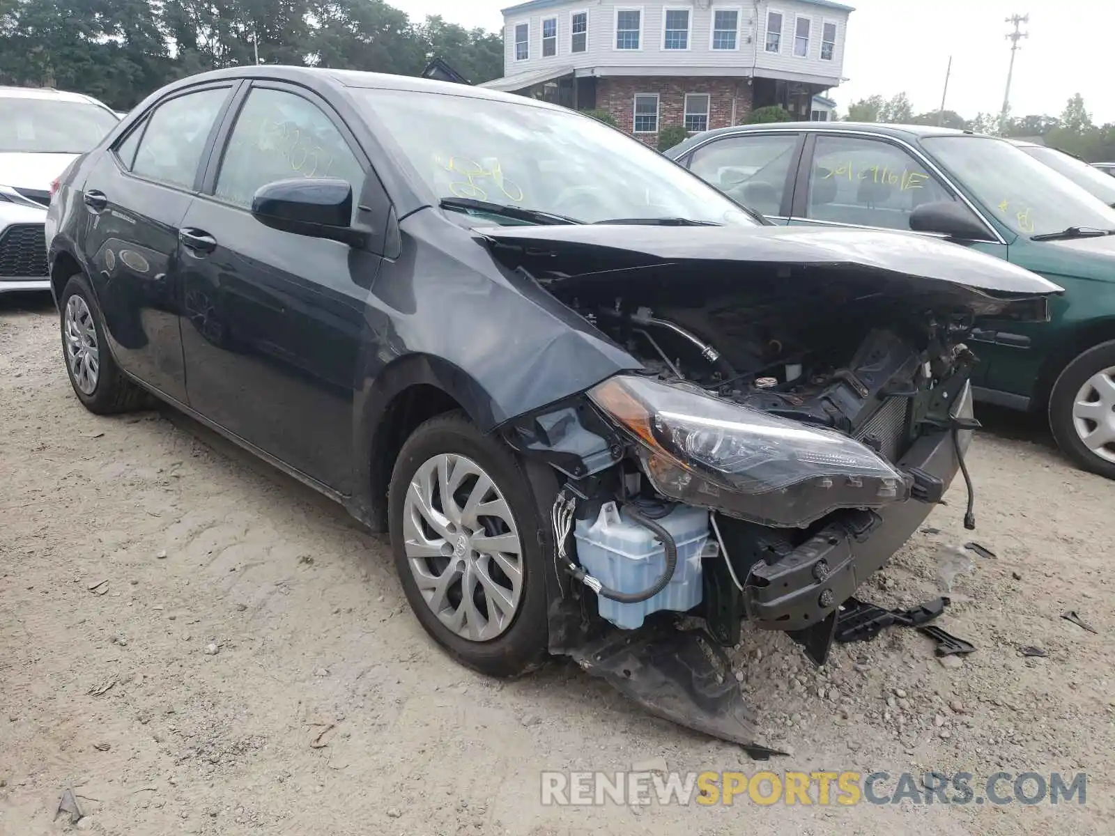 1 Photograph of a damaged car 2T1BURHE0KC176220 TOYOTA COROLLA 2019