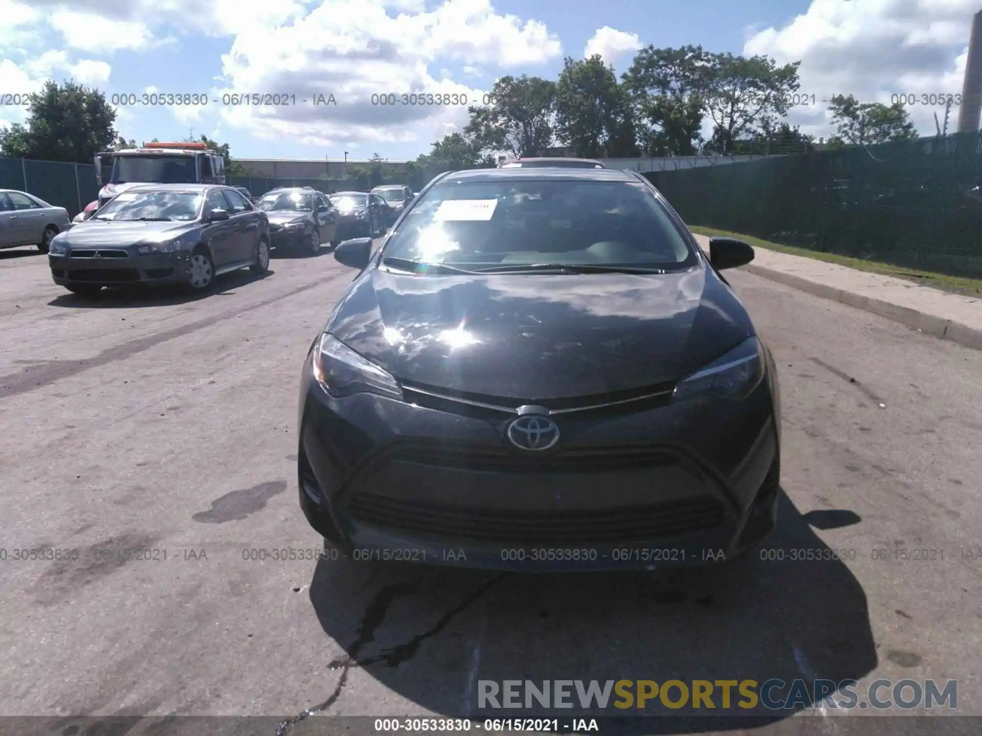 6 Photograph of a damaged car 2T1BURHE0KC176251 TOYOTA COROLLA 2019