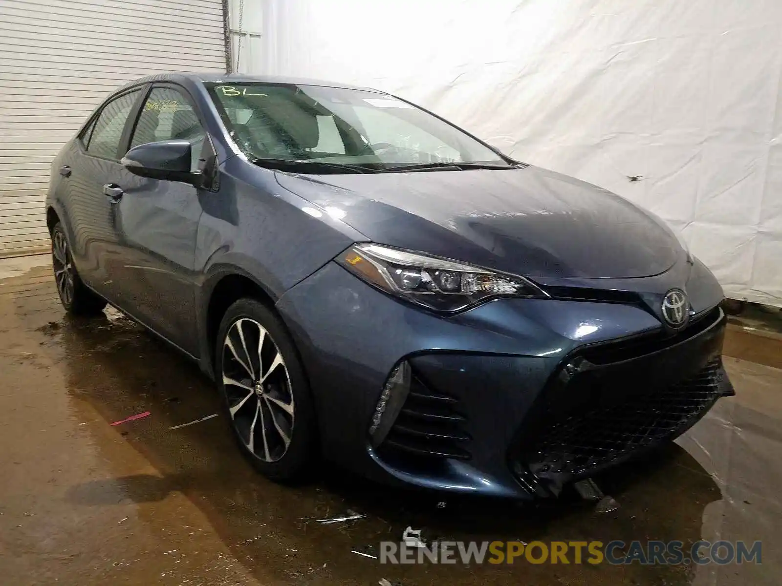 1 Photograph of a damaged car 2T1BURHE0KC176427 TOYOTA COROLLA 2019