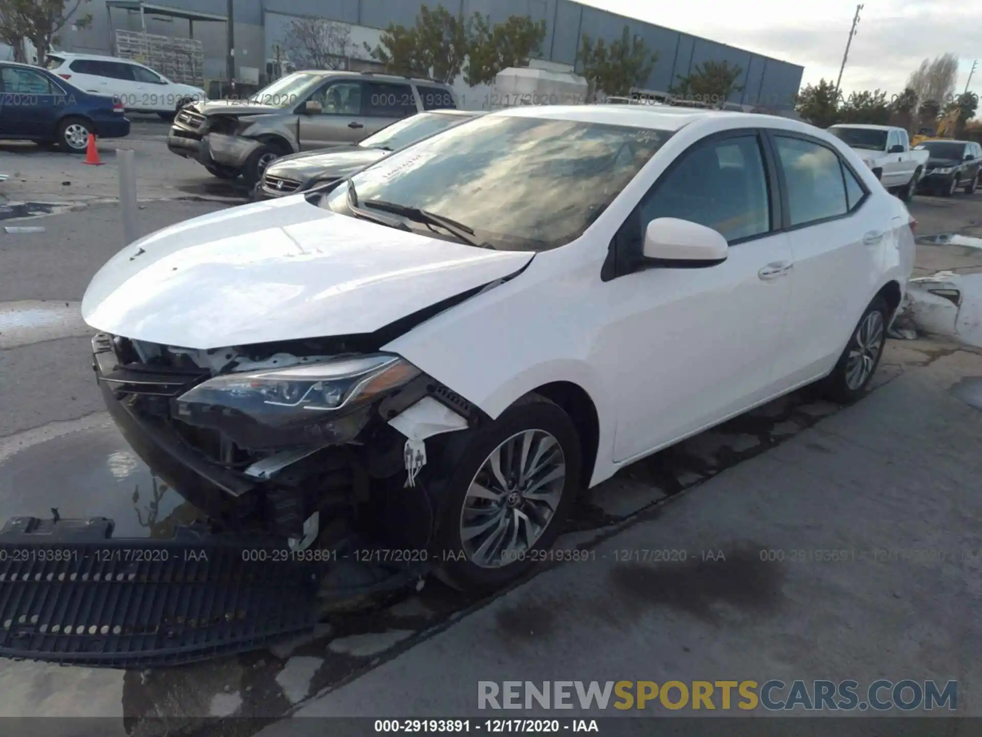 2 Photograph of a damaged car 2T1BURHE0KC176850 TOYOTA COROLLA 2019