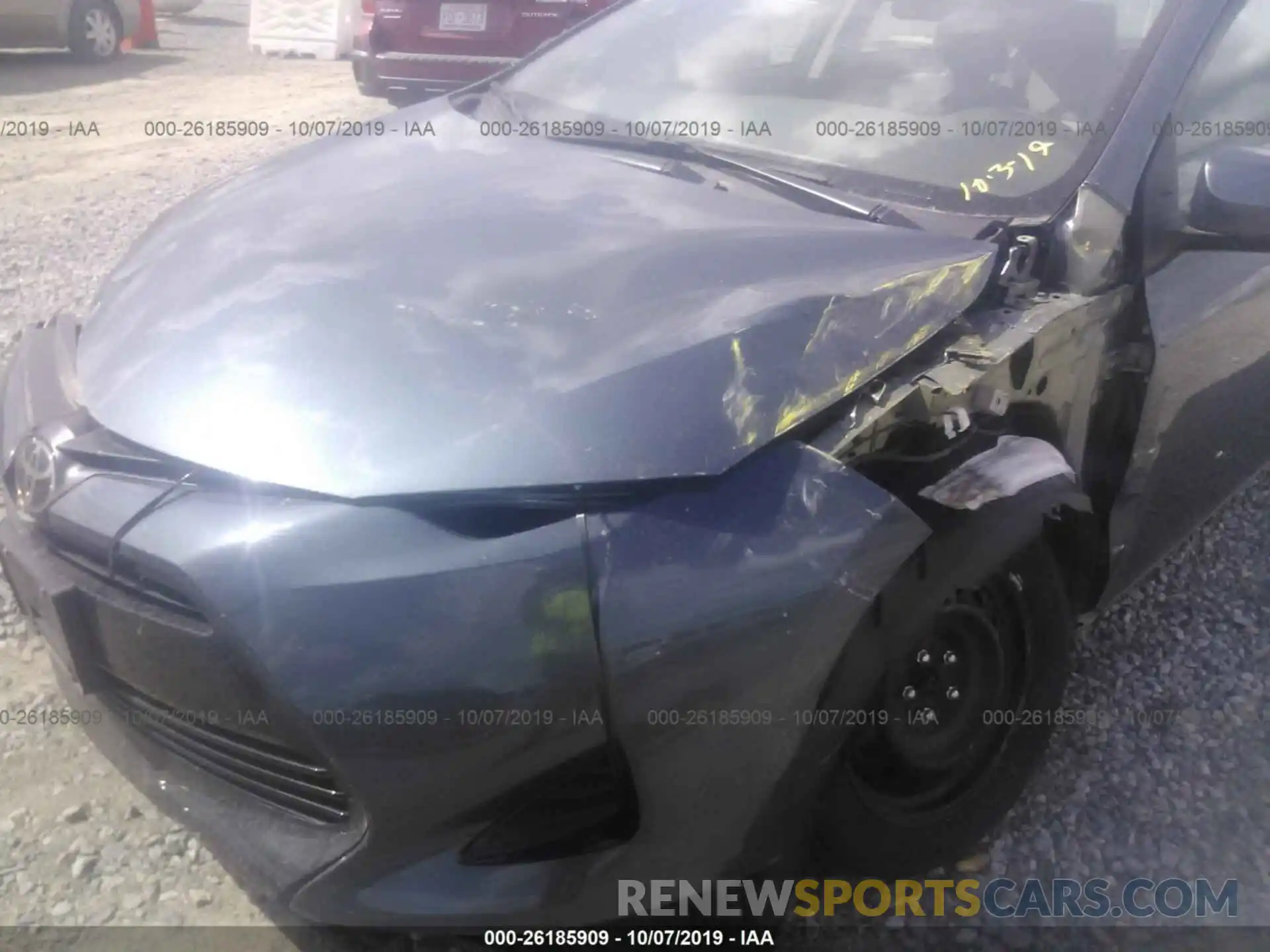 6 Photograph of a damaged car 2T1BURHE0KC177058 TOYOTA COROLLA 2019