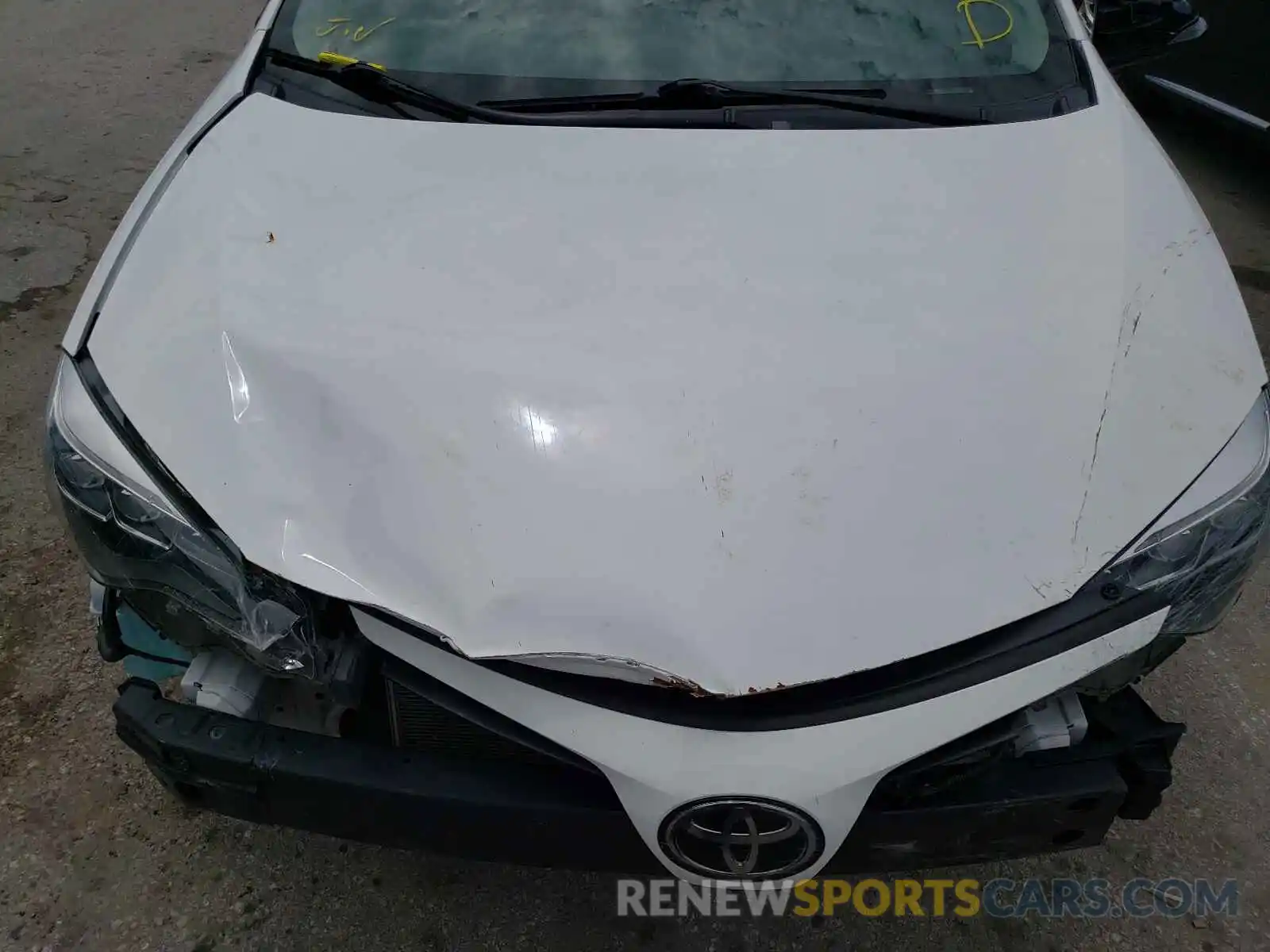 7 Photograph of a damaged car 2T1BURHE0KC177075 TOYOTA COROLLA 2019