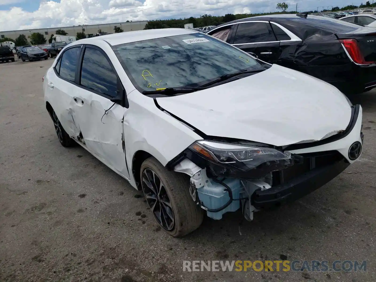 9 Photograph of a damaged car 2T1BURHE0KC177075 TOYOTA COROLLA 2019