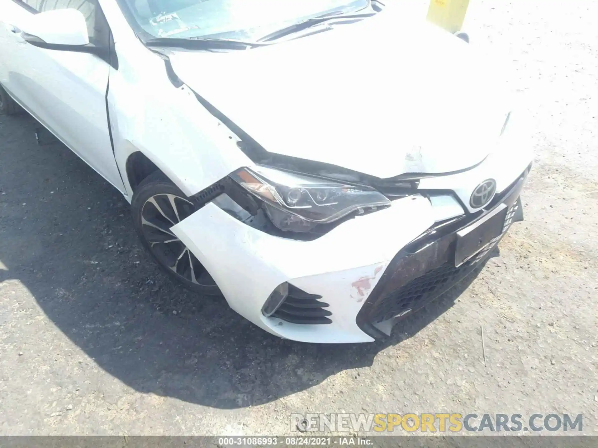 6 Photograph of a damaged car 2T1BURHE0KC177125 TOYOTA COROLLA 2019