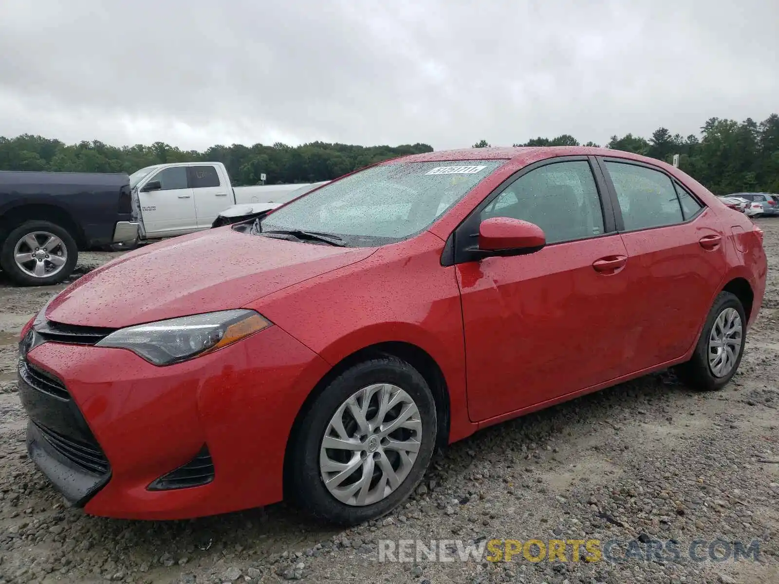 2 Photograph of a damaged car 2T1BURHE0KC177724 TOYOTA COROLLA 2019