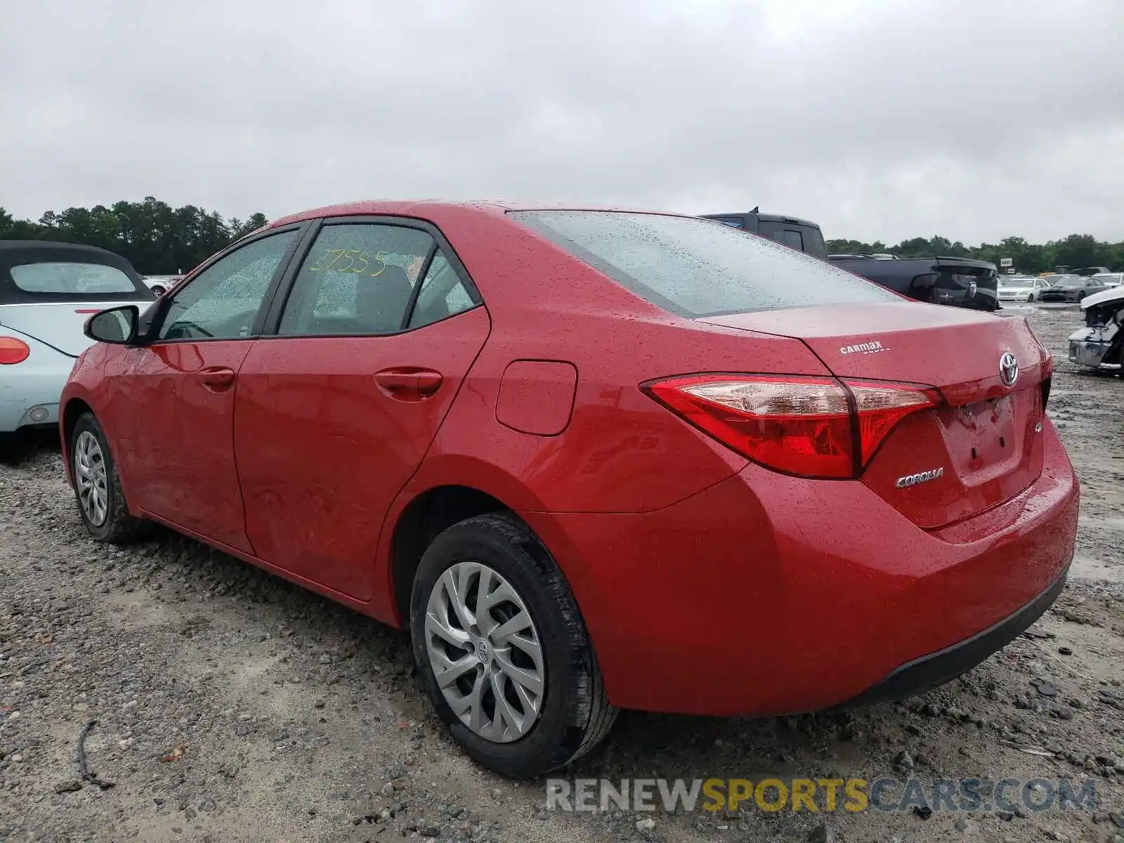 3 Photograph of a damaged car 2T1BURHE0KC177724 TOYOTA COROLLA 2019