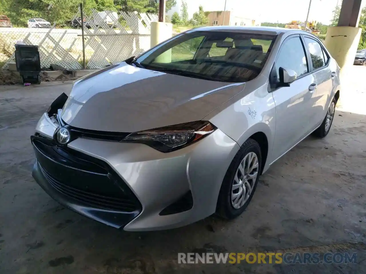 2 Photograph of a damaged car 2T1BURHE0KC177884 TOYOTA COROLLA 2019