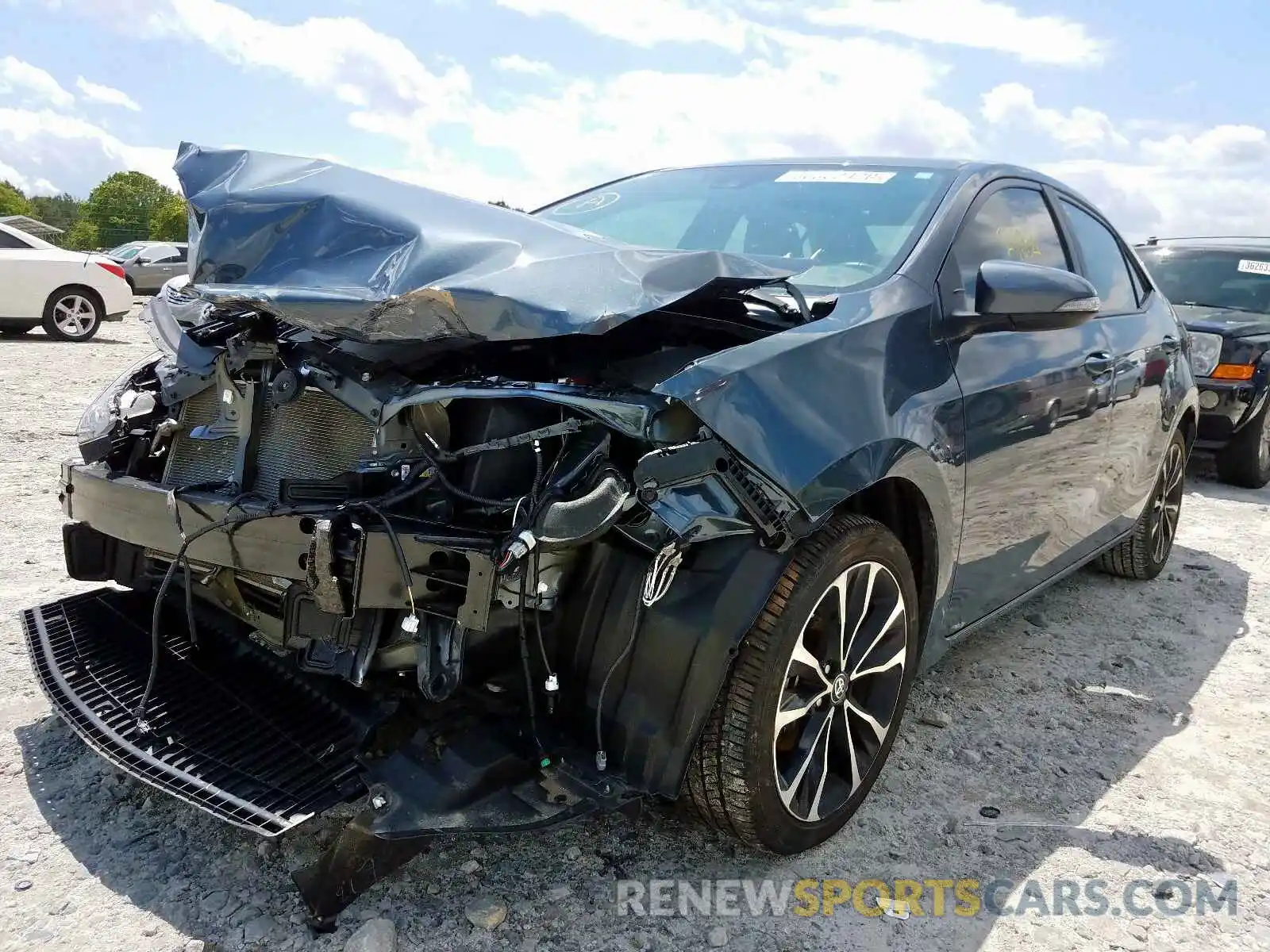 2 Photograph of a damaged car 2T1BURHE0KC178422 TOYOTA COROLLA 2019