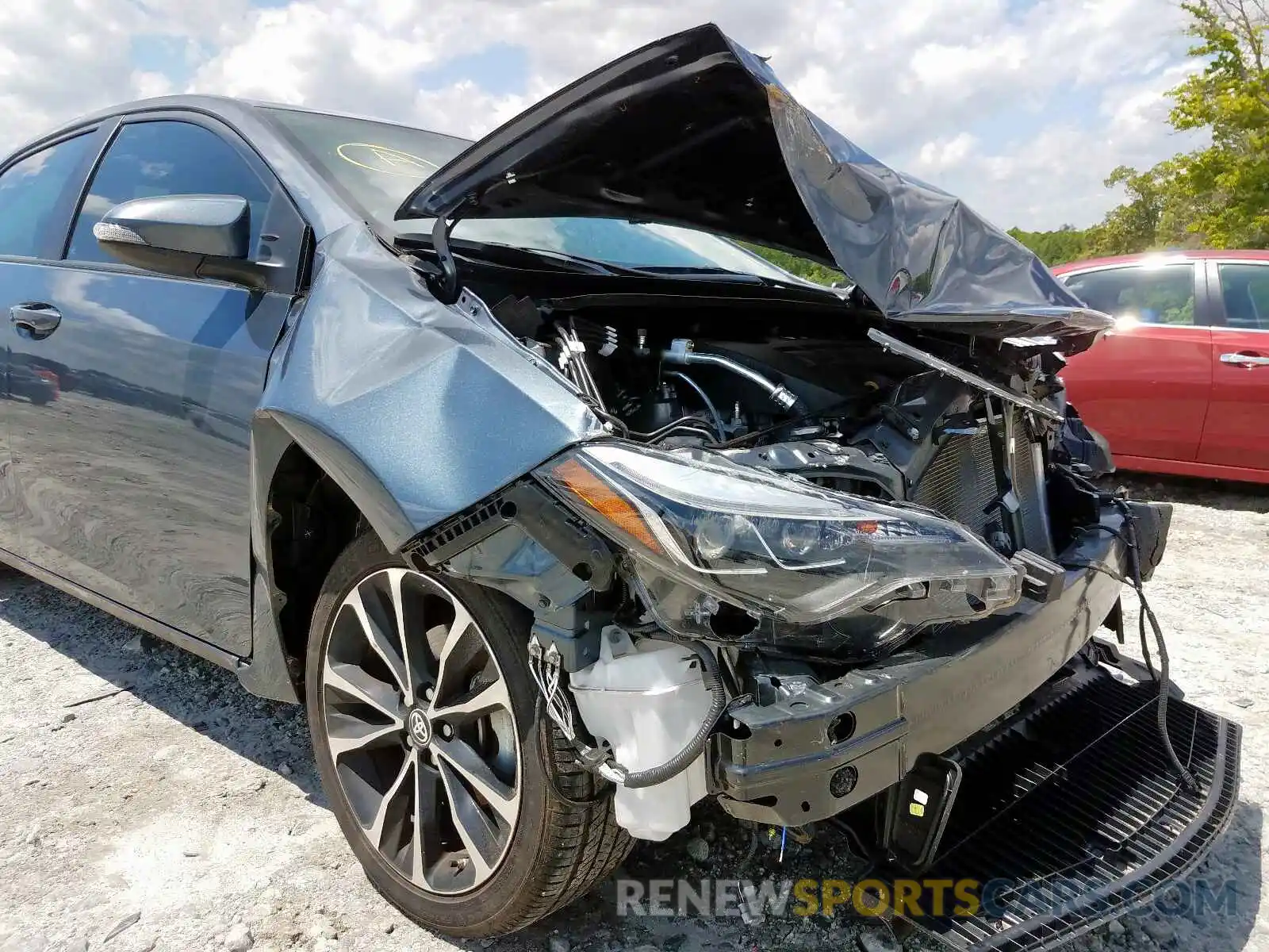 9 Photograph of a damaged car 2T1BURHE0KC178422 TOYOTA COROLLA 2019