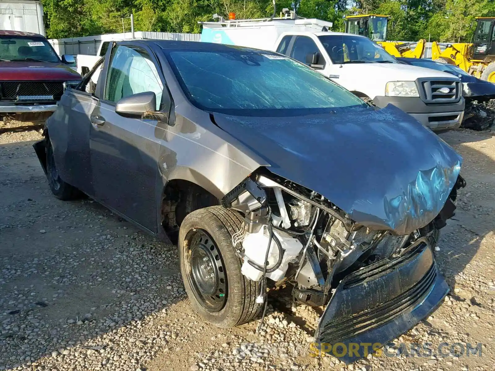 1 Photograph of a damaged car 2T1BURHE0KC178629 TOYOTA COROLLA 2019