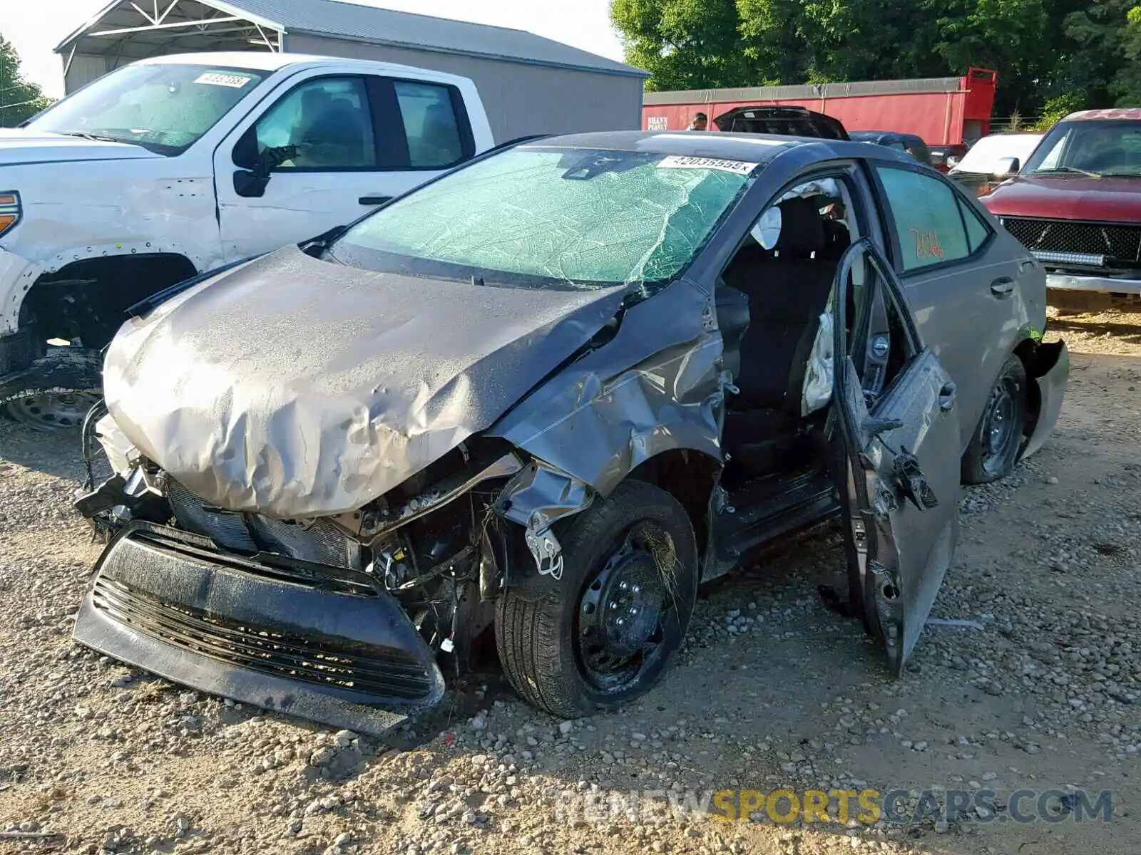 2 Photograph of a damaged car 2T1BURHE0KC178629 TOYOTA COROLLA 2019