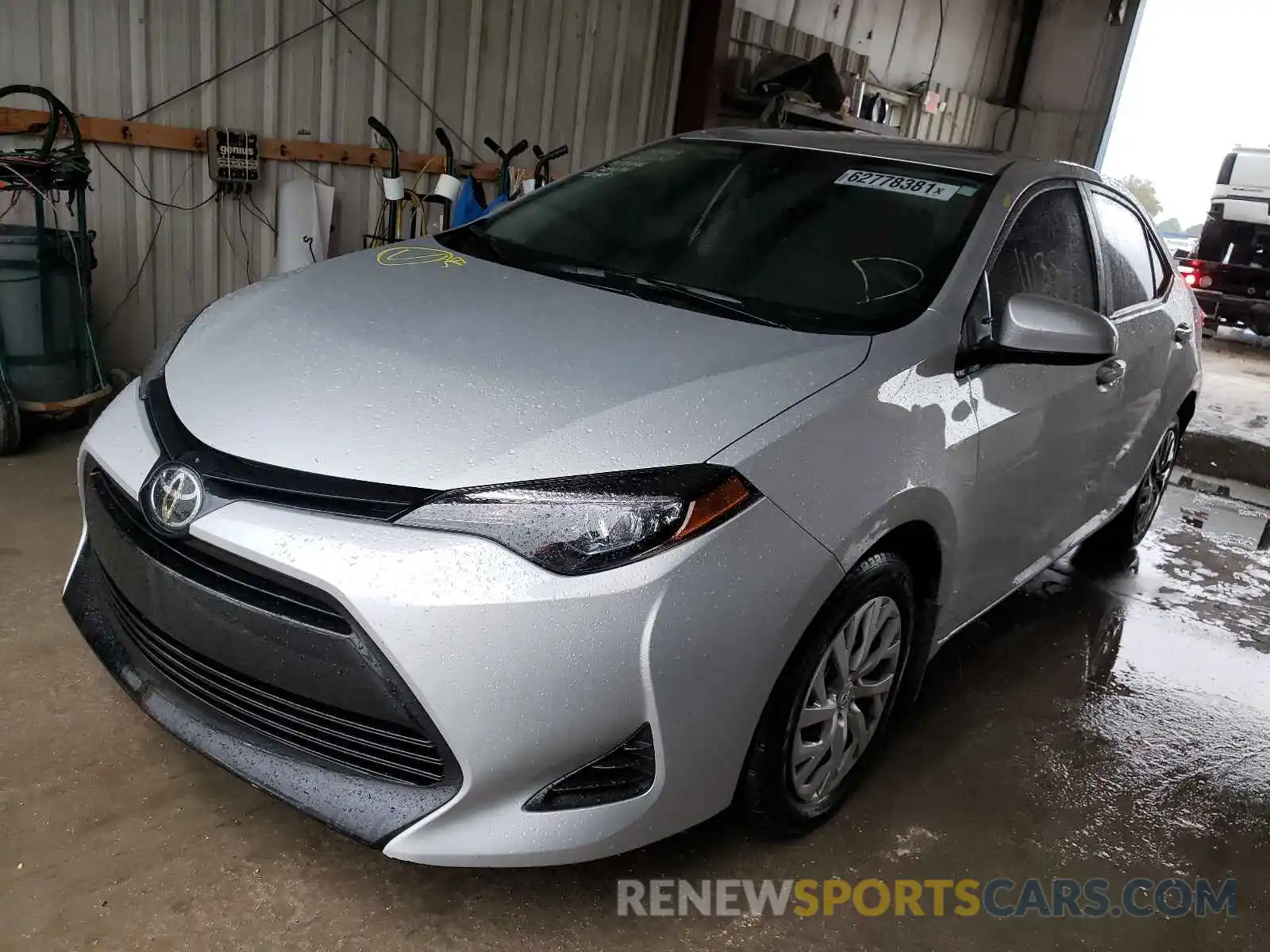 2 Photograph of a damaged car 2T1BURHE0KC178646 TOYOTA COROLLA 2019