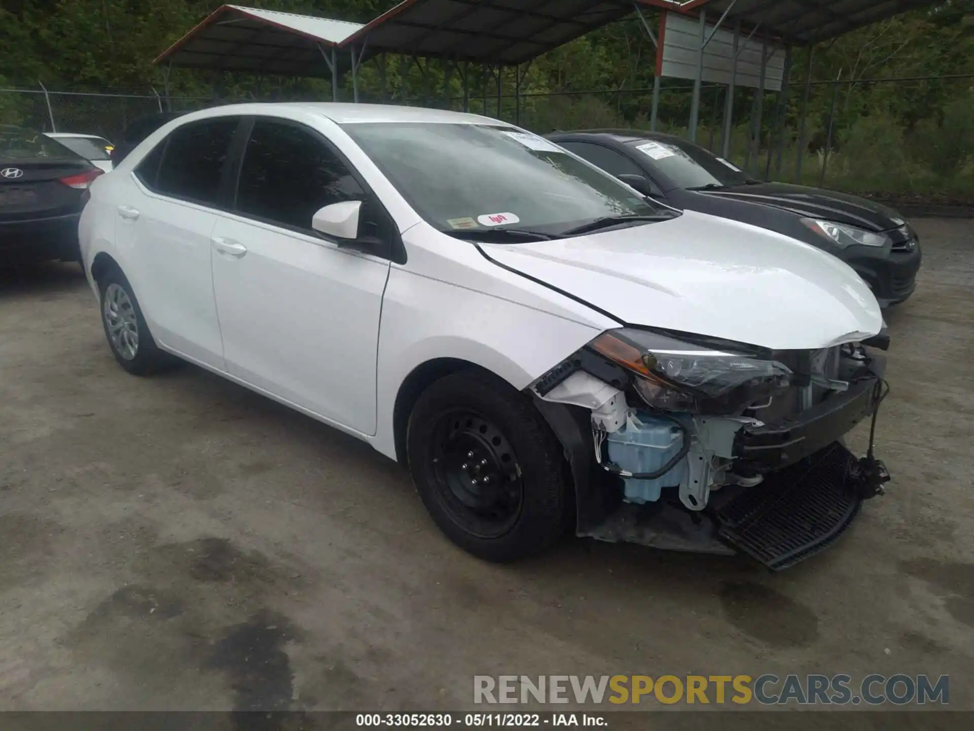 1 Photograph of a damaged car 2T1BURHE0KC179022 TOYOTA COROLLA 2019