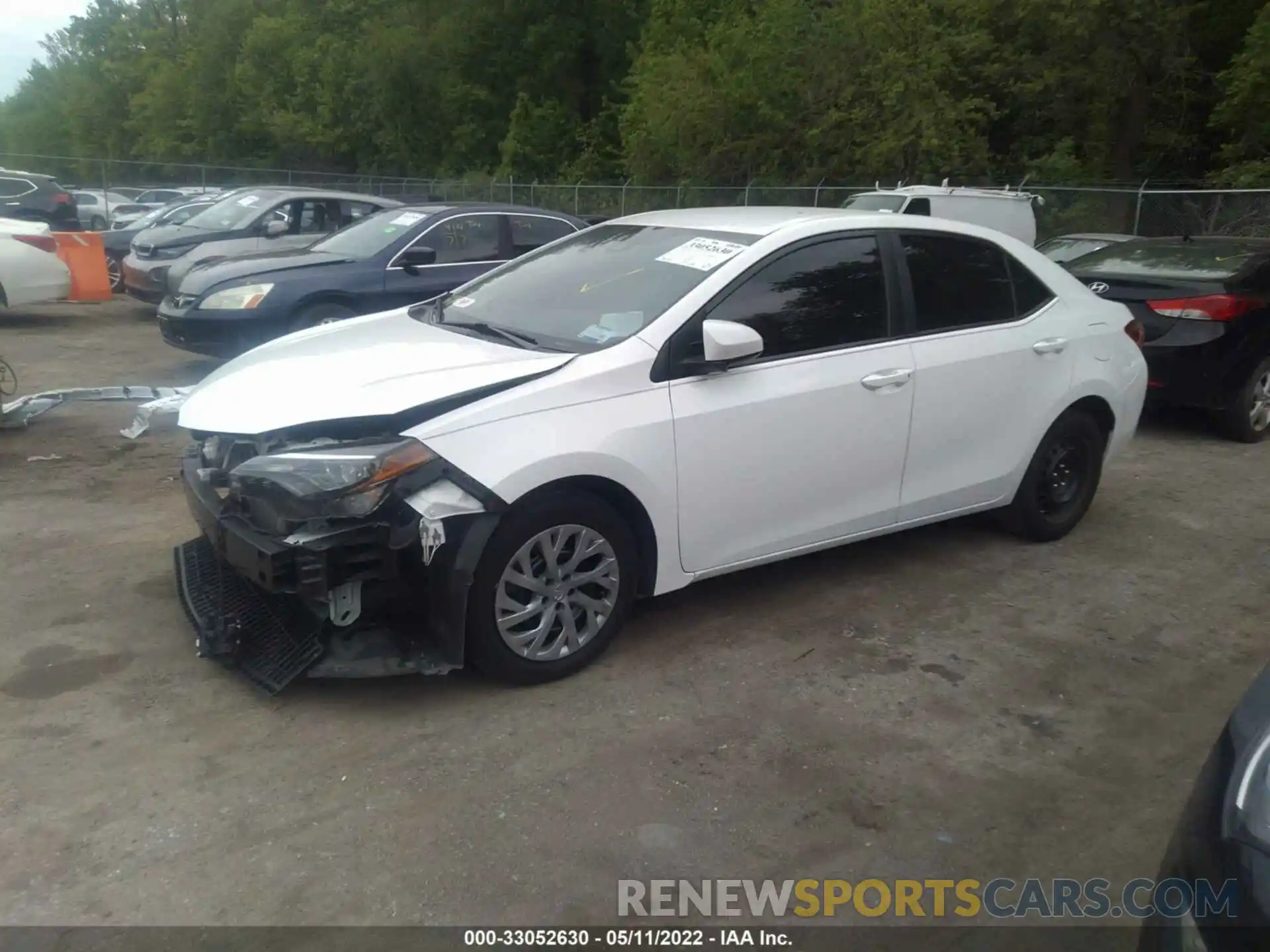 2 Photograph of a damaged car 2T1BURHE0KC179022 TOYOTA COROLLA 2019