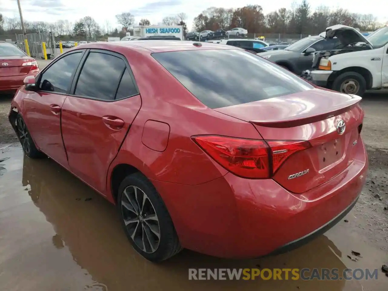 3 Photograph of a damaged car 2T1BURHE0KC179604 TOYOTA COROLLA 2019