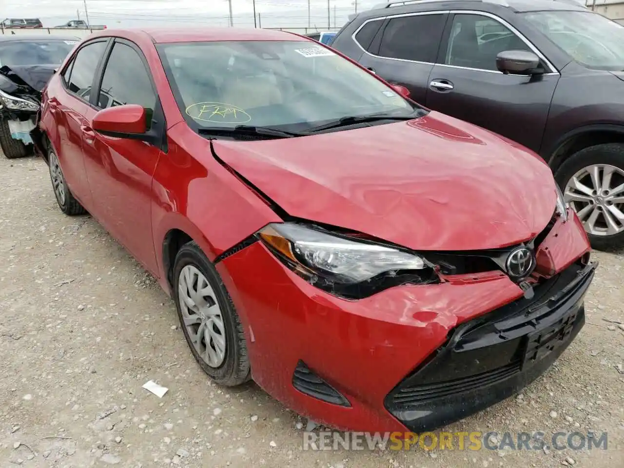 1 Photograph of a damaged car 2T1BURHE0KC179831 TOYOTA COROLLA 2019