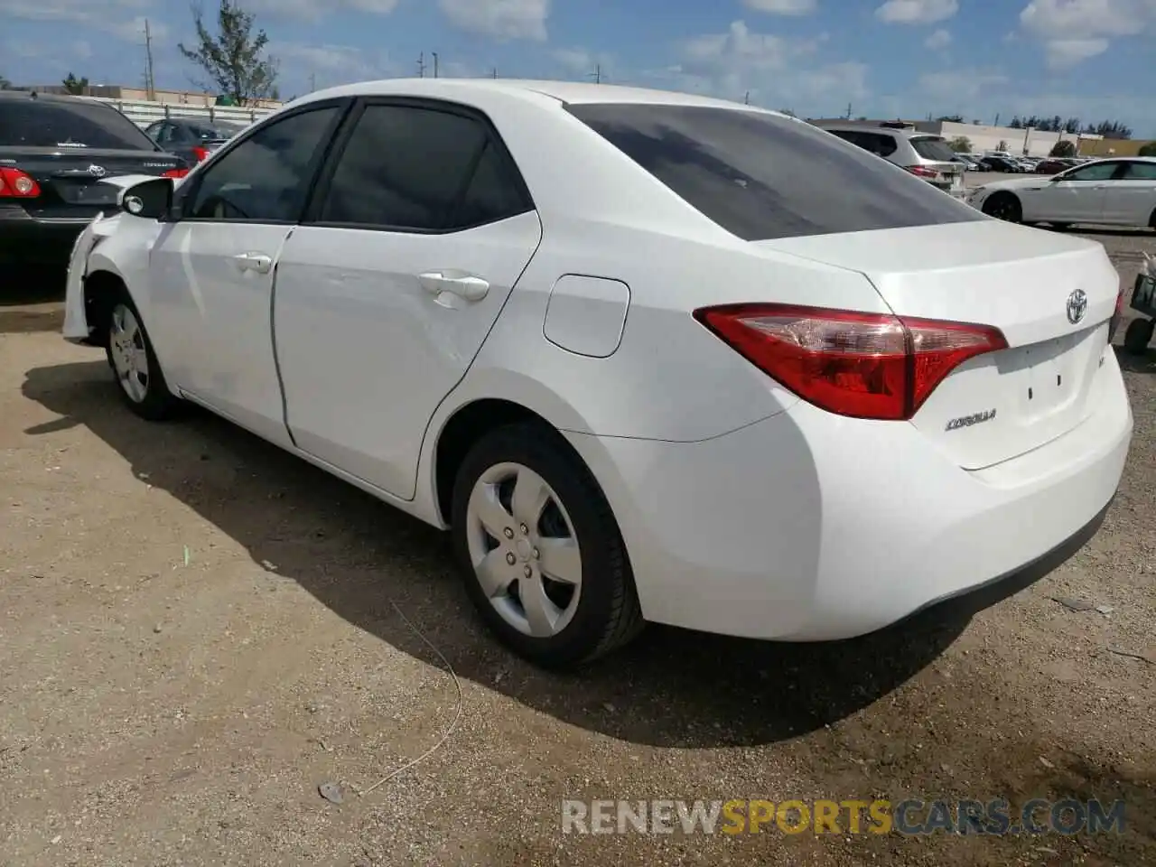 3 Photograph of a damaged car 2T1BURHE0KC179926 TOYOTA COROLLA 2019